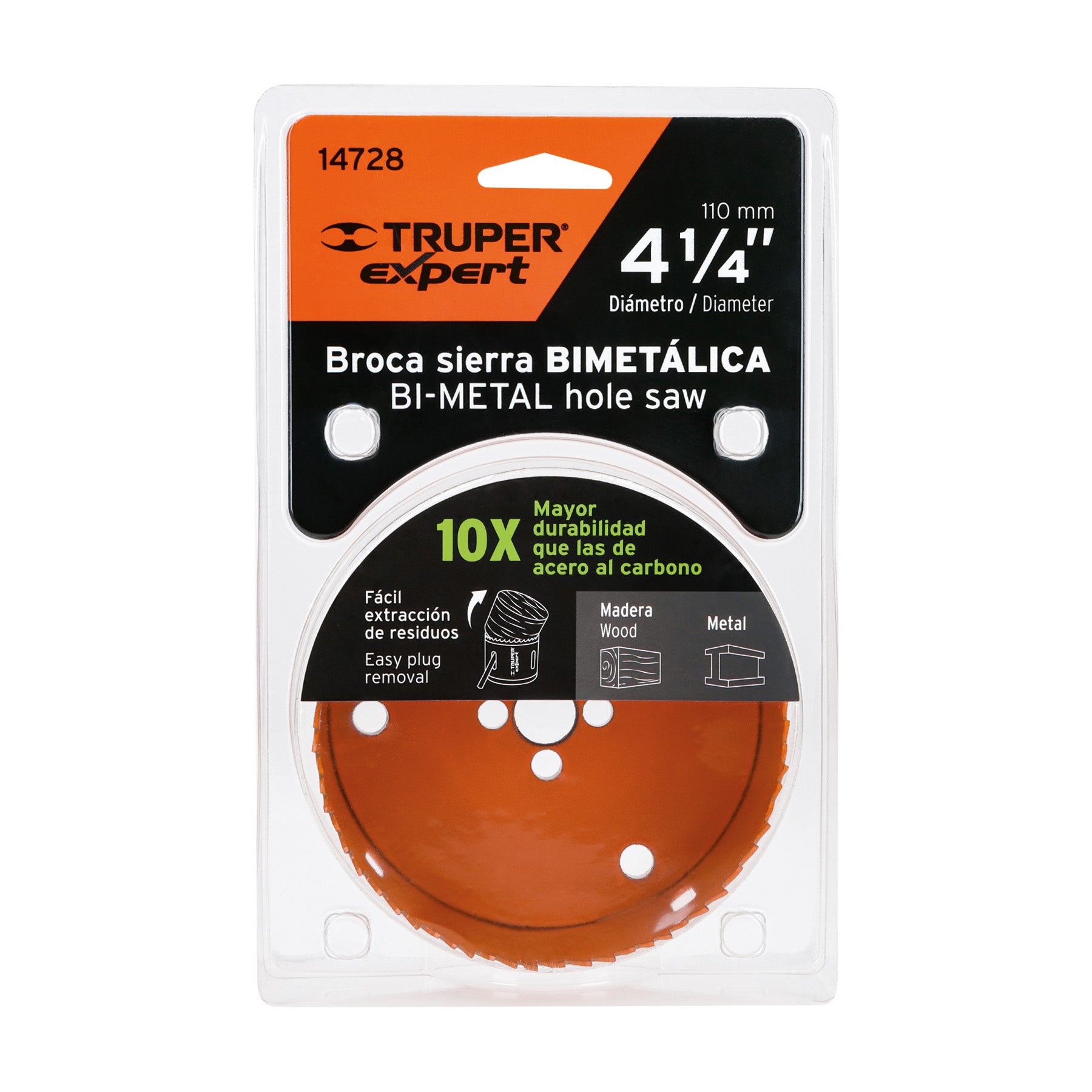 Brocasierra bimetálica 4-1/4"