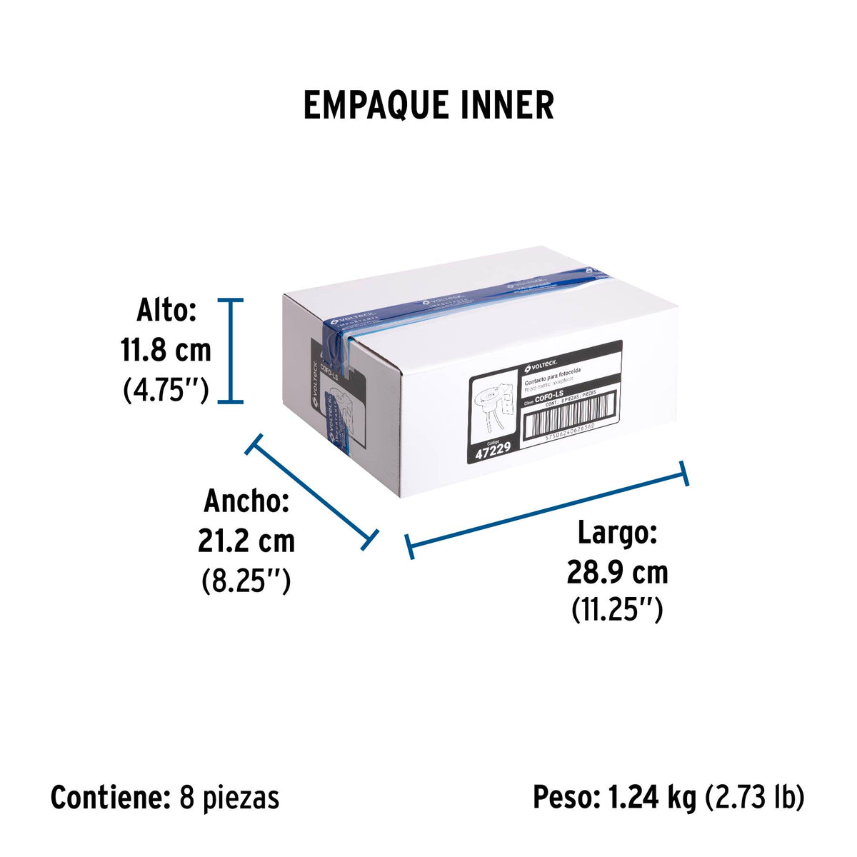 Contacto fotoeléctrico para luminario suburbano