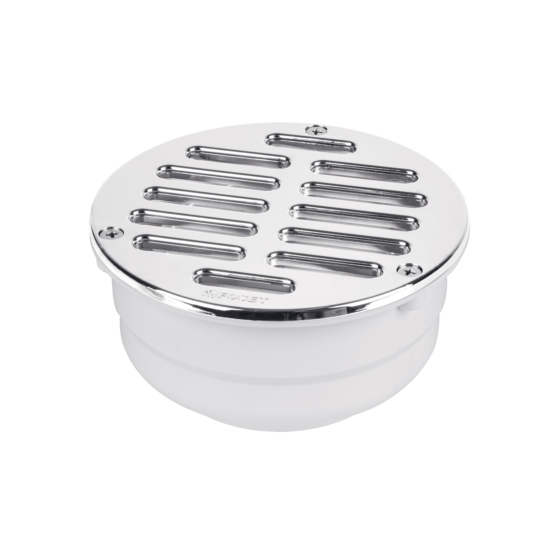Coladera universal ABS 5", rejilla con 3 tornillos
