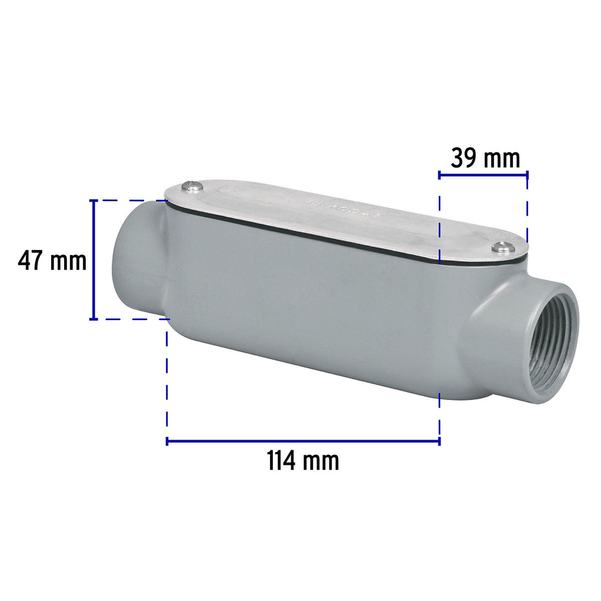 Condulet 1" conexión tipo C, Volteck