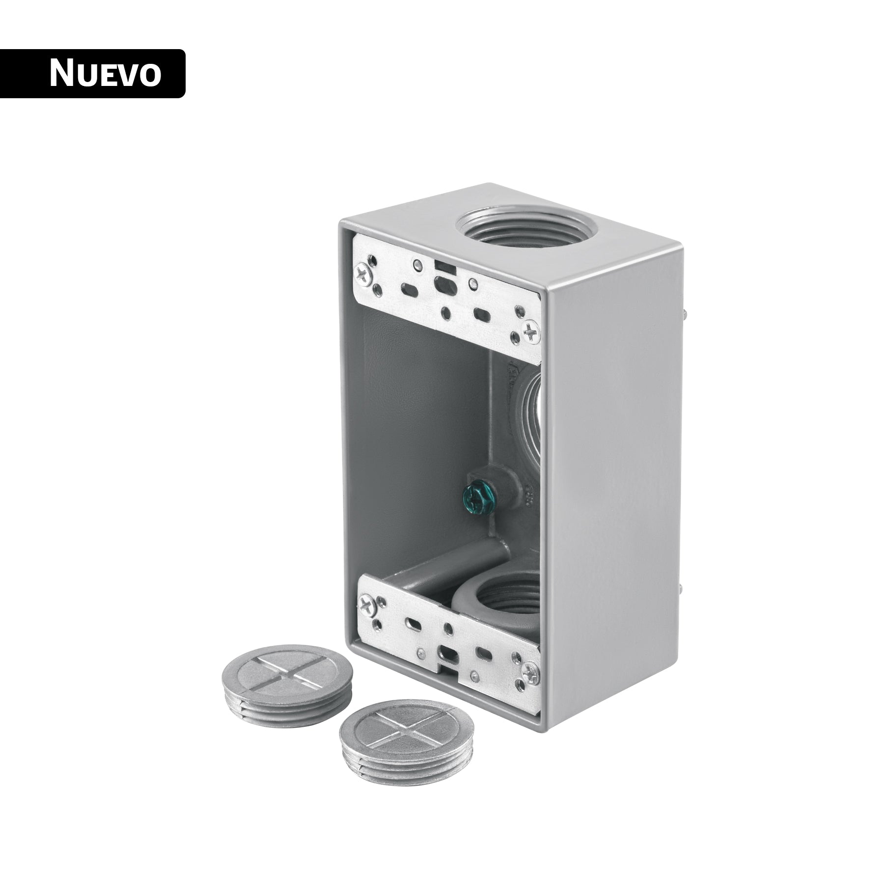 Condulet rectangular 1' tipo FS de 3 salidas, VOLTECK