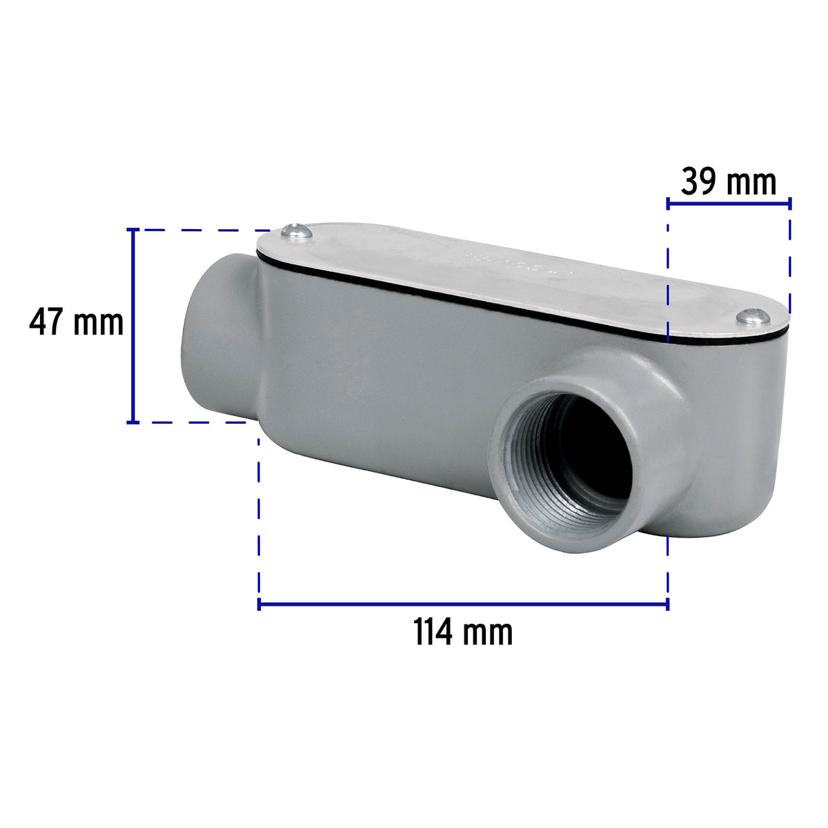 Condulet 1" conexión tipo LL, Volteck
