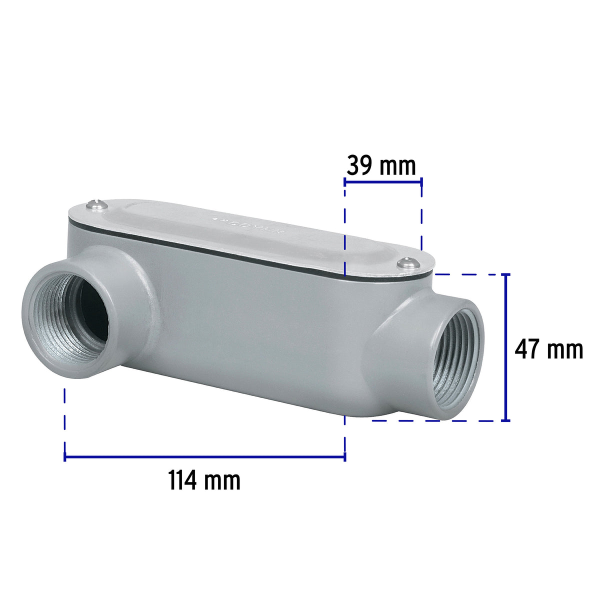 Condulet 1" conexión tipo LR, Volteck