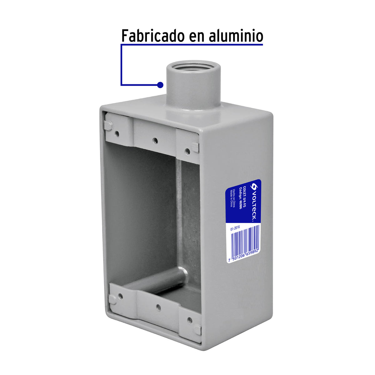 Condulet 3/4" conexión tipo FS, Volteck