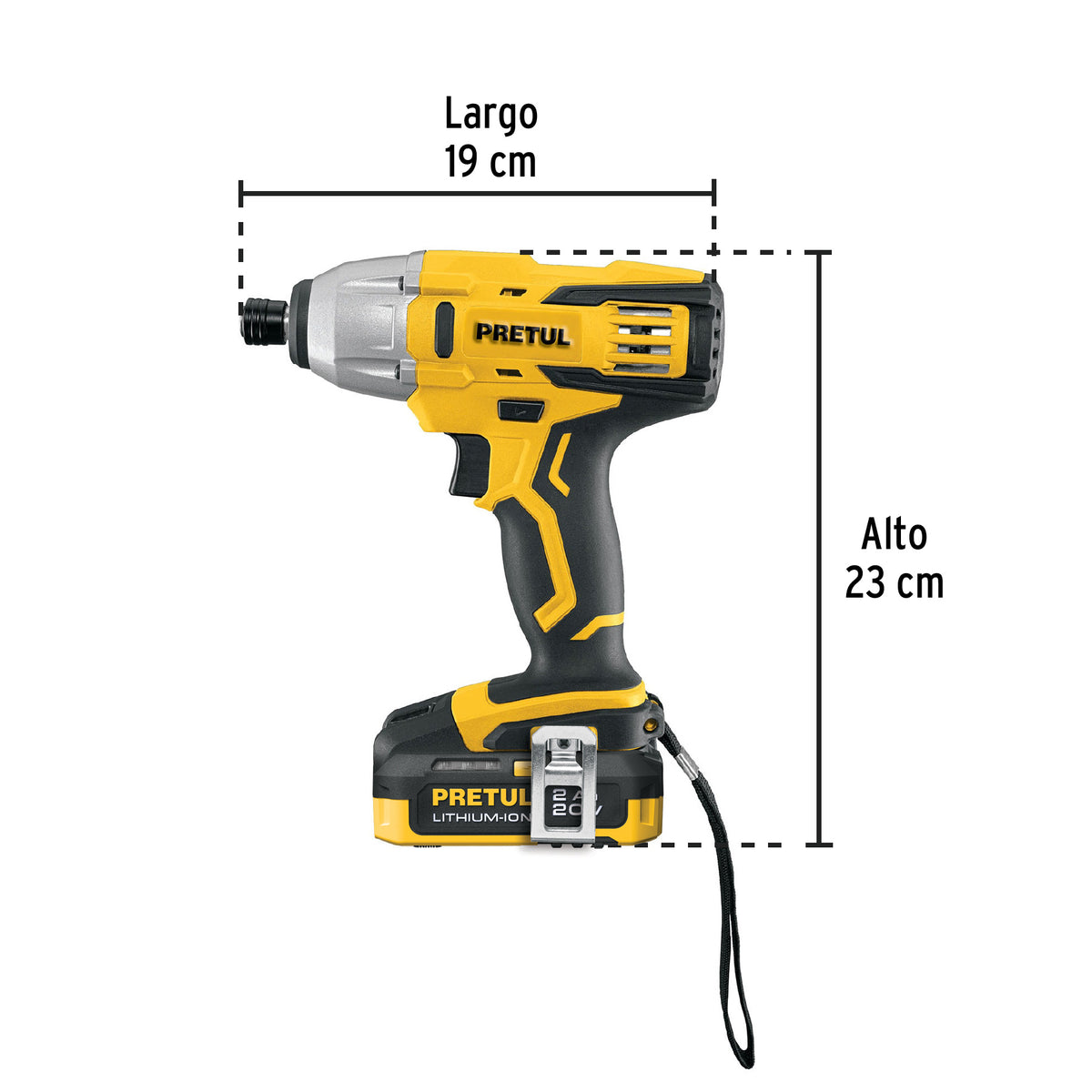 Combo rotomartillo/destornillador impacto inal. 20V, Pretul