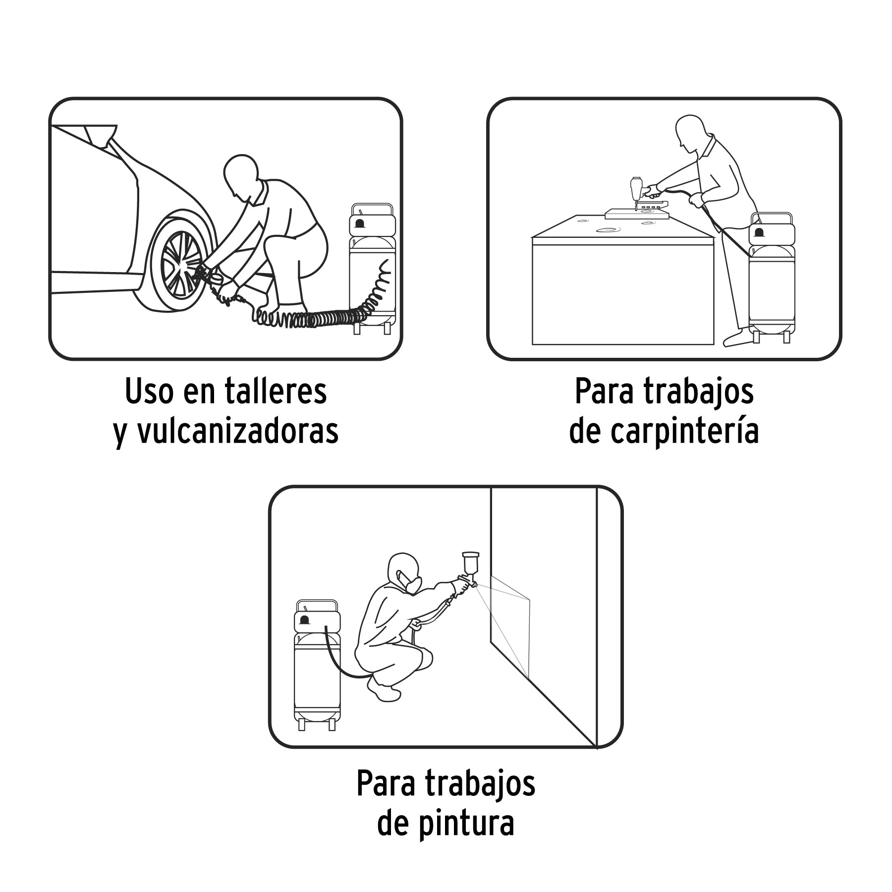 Compresor de aire libre de aceite de 30 L