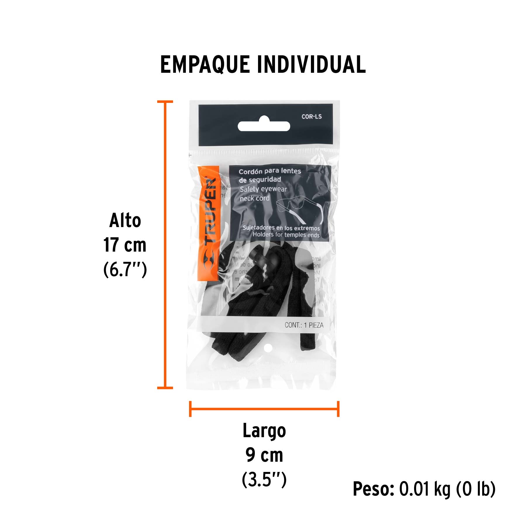 Cordón para lentes de seguridad