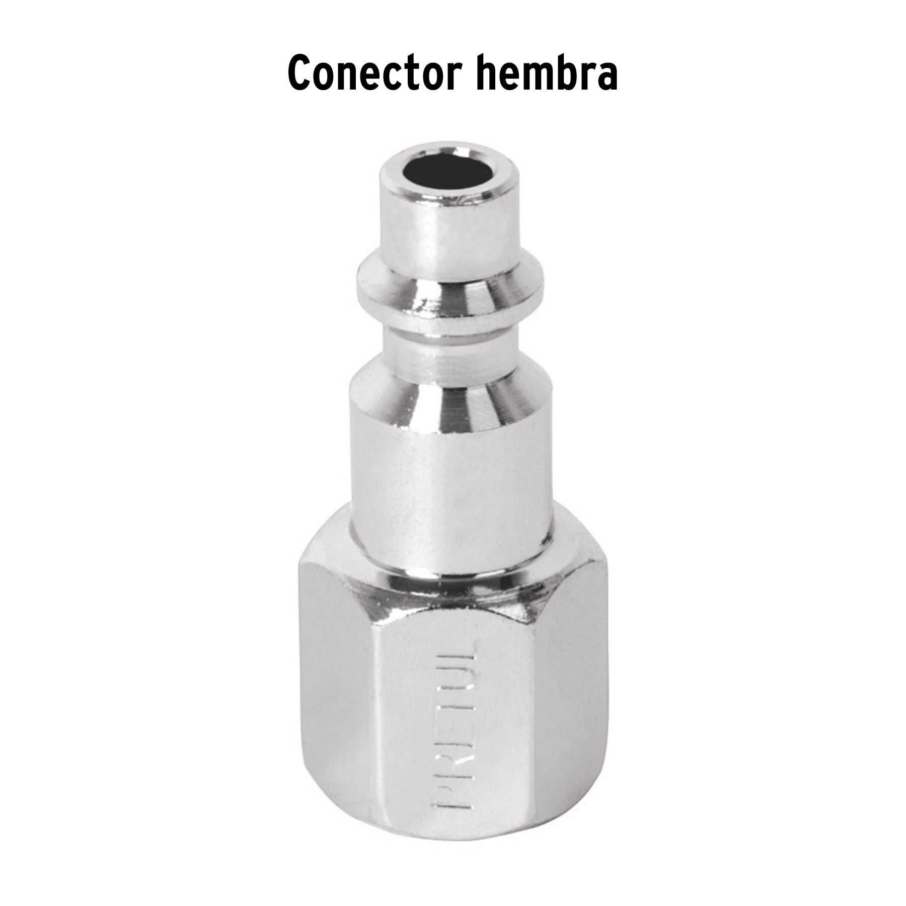 Cople acero, 1/4NPT, hembra, Pretul