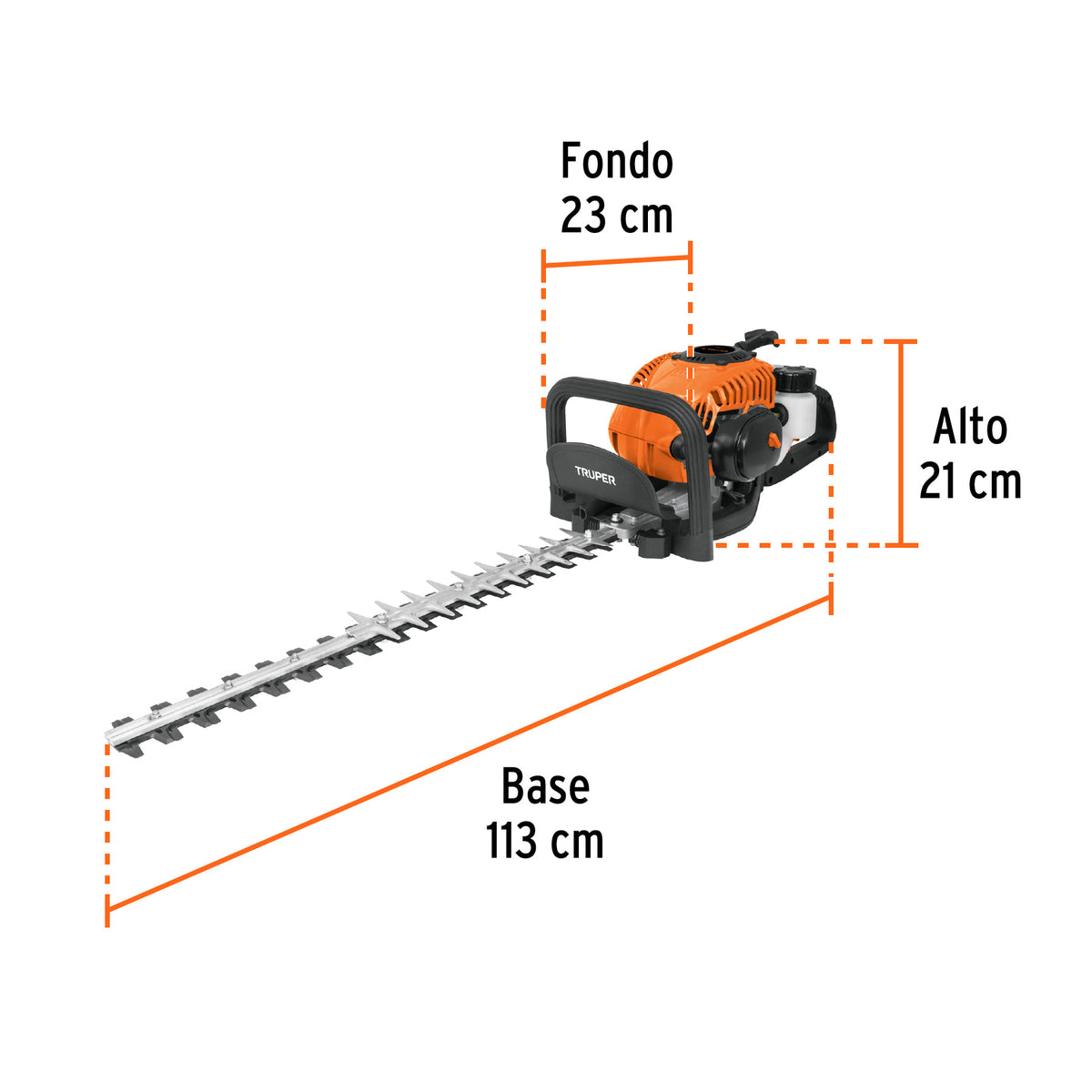 Cortasetos de gasolina, 26 cc