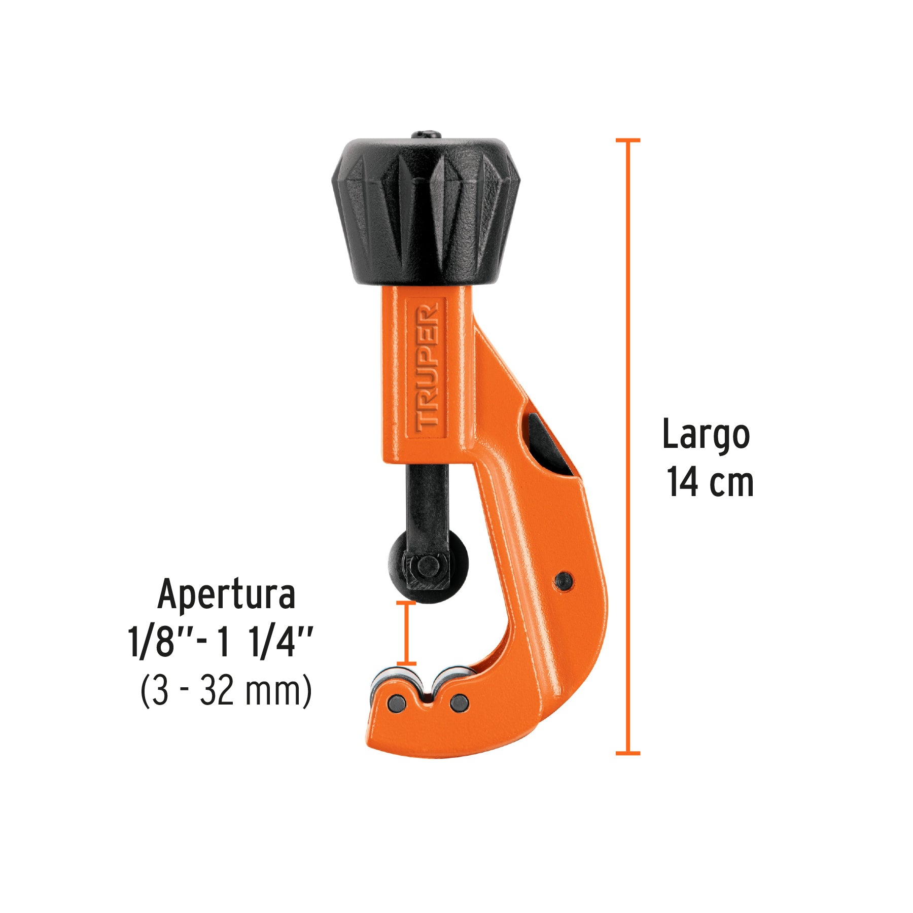 Cortador de tubo de cobre, hasta 1-1/4"(32 mm)