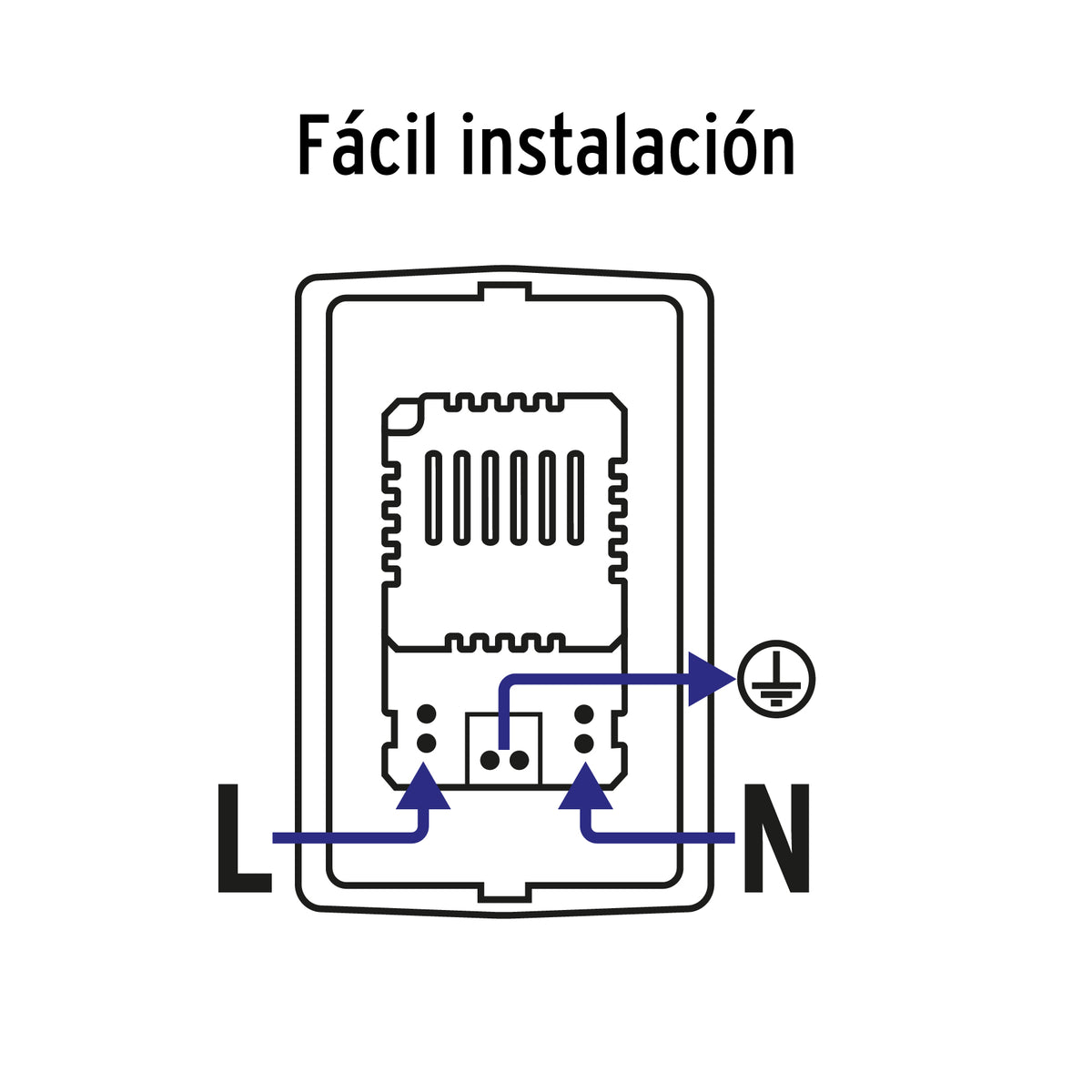 Contacto aterrizado + 2 puertos USB, marfil, línea Italiana