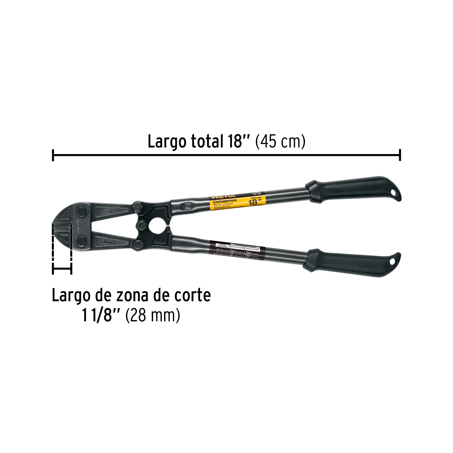 Cortapernos 18", pretul