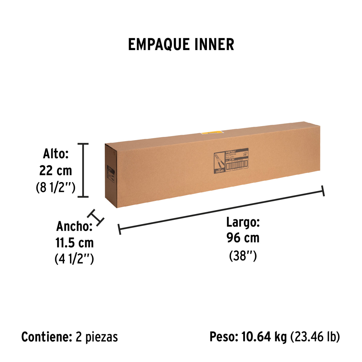 Cortapernos 36", pretul