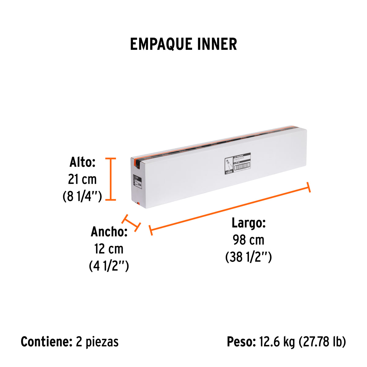Cortaperno 36", cuchilla fabricada en acero al silicio