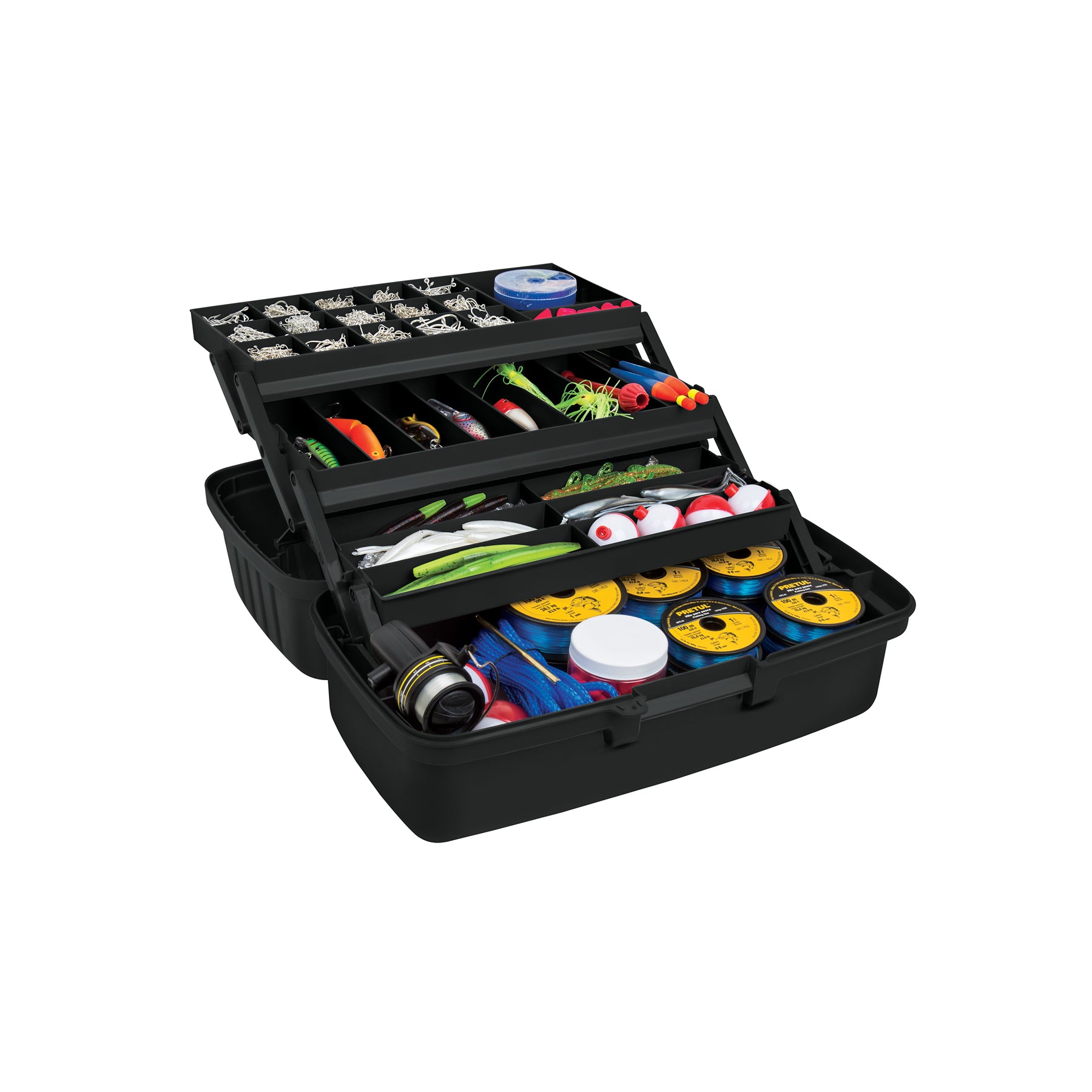 Caja para pesca, 16", naranja
