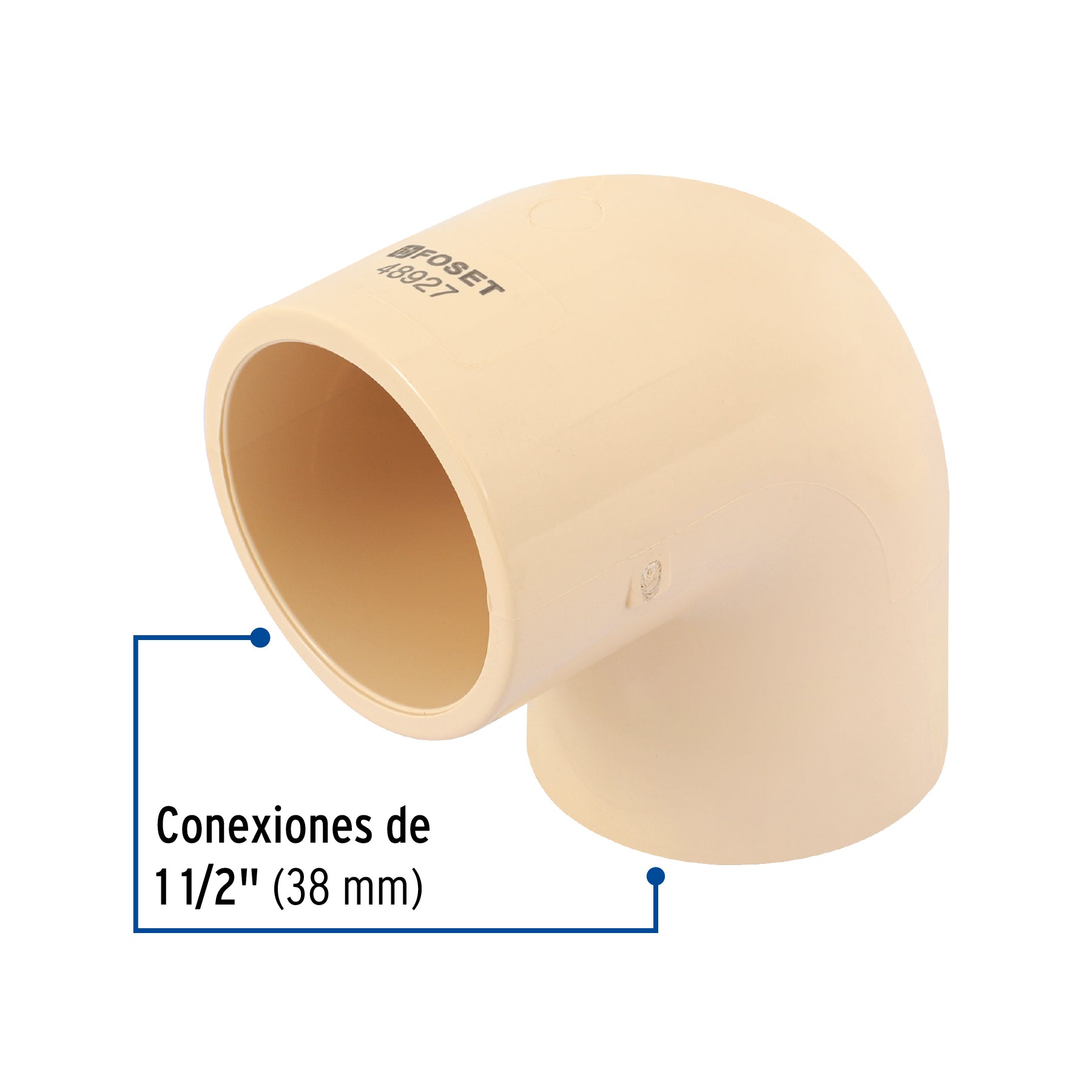 Codo 90° CPVC 1-1/2"