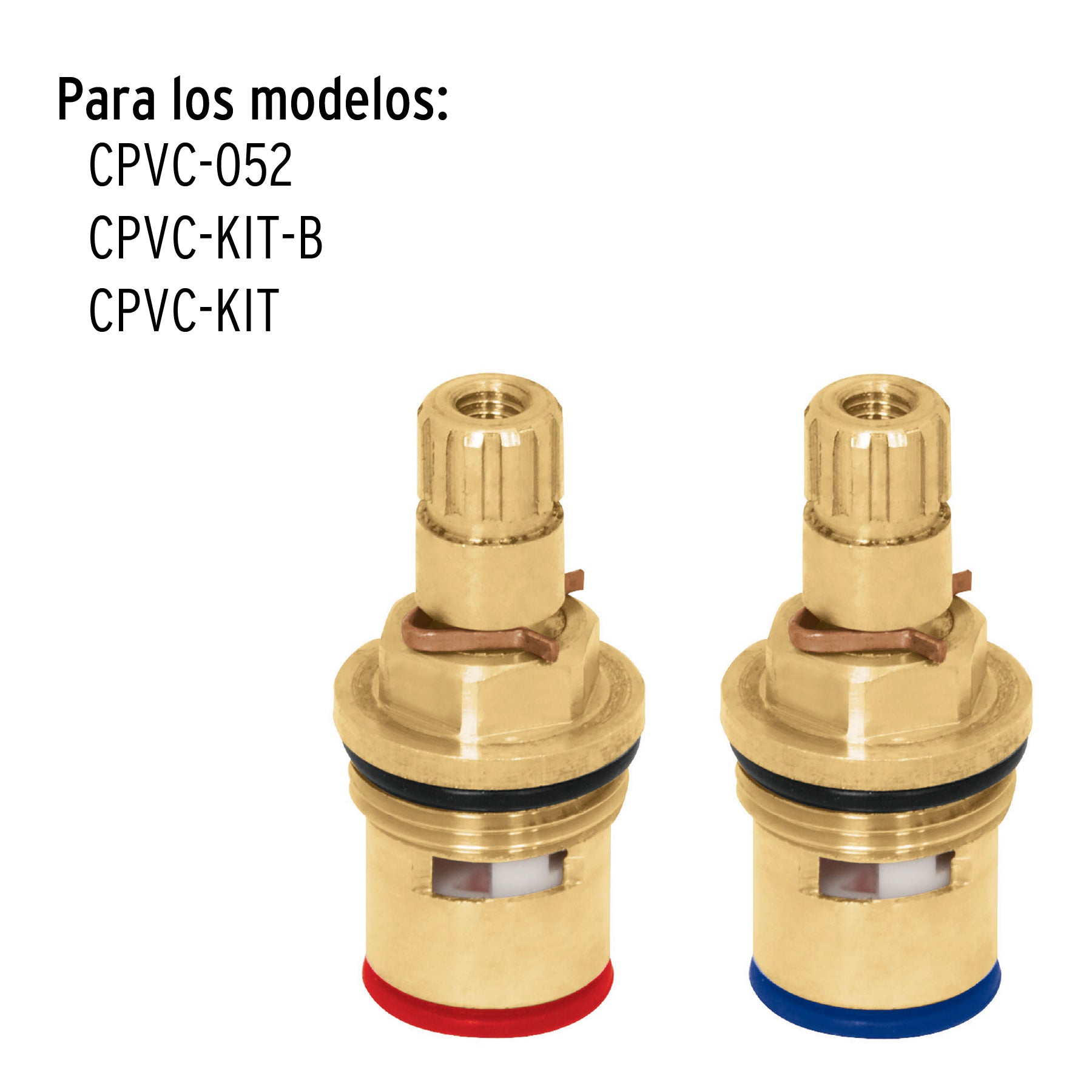 Cartucho cerámico para llaves de empotrar de CPVC