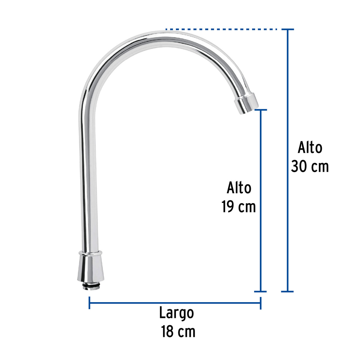 Repuesto de cuello alto para mezcladora de ABS
