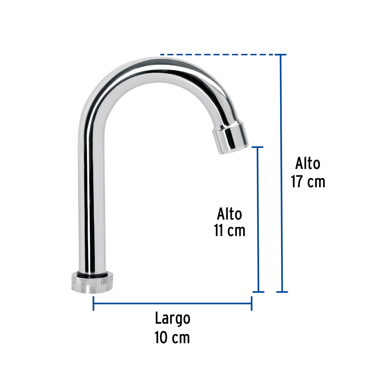 Cuello repuesto, lavabo, tipo bar, Basic