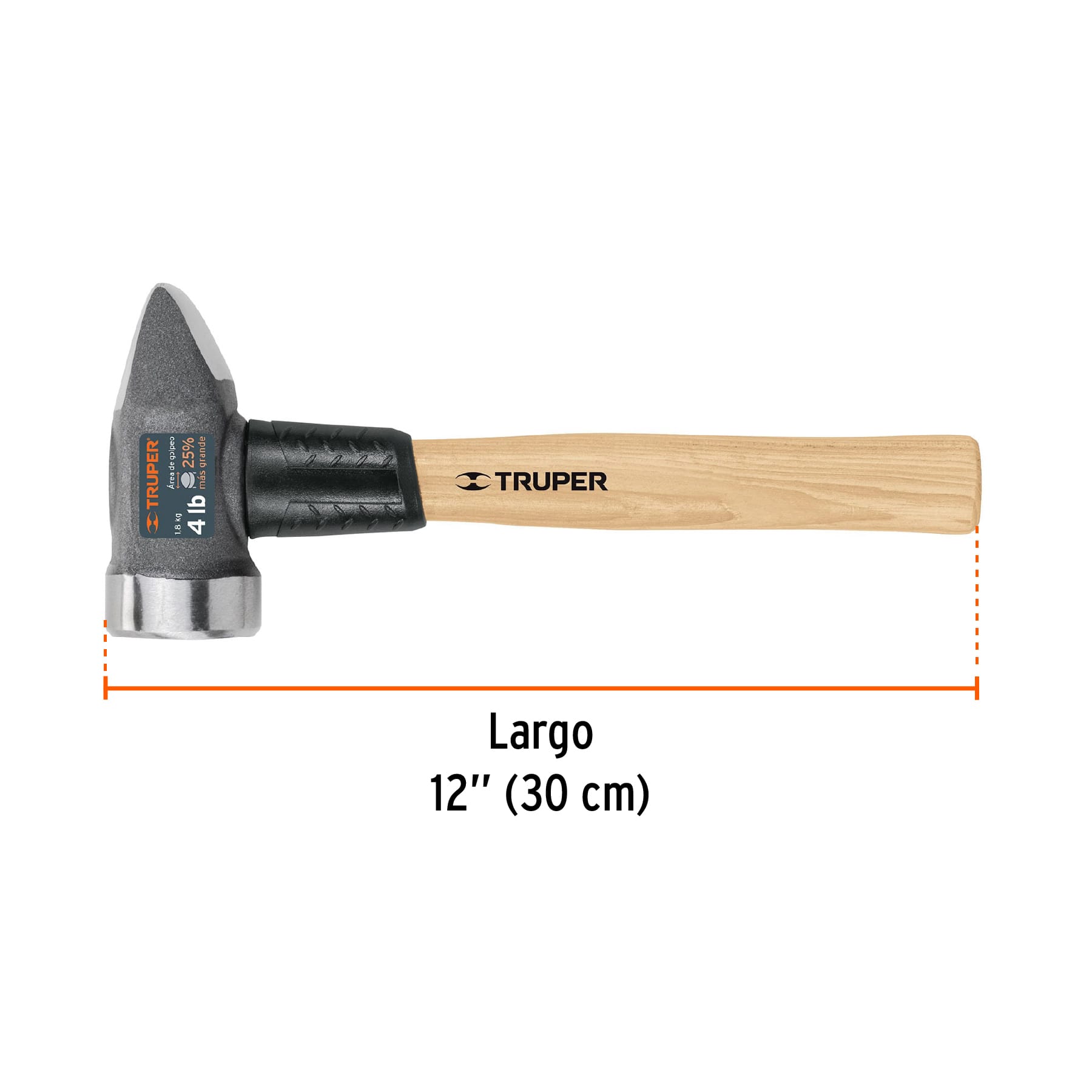 Marro para herrería 4 lb mango de madera