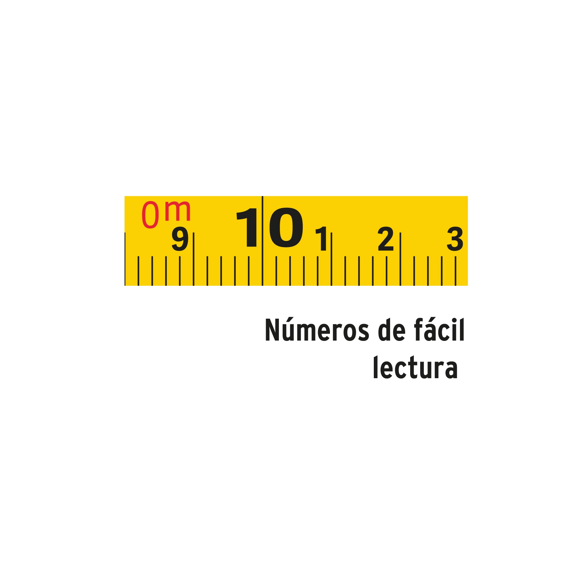 Cinta larga metálica, tipo cruceta, 30 metros