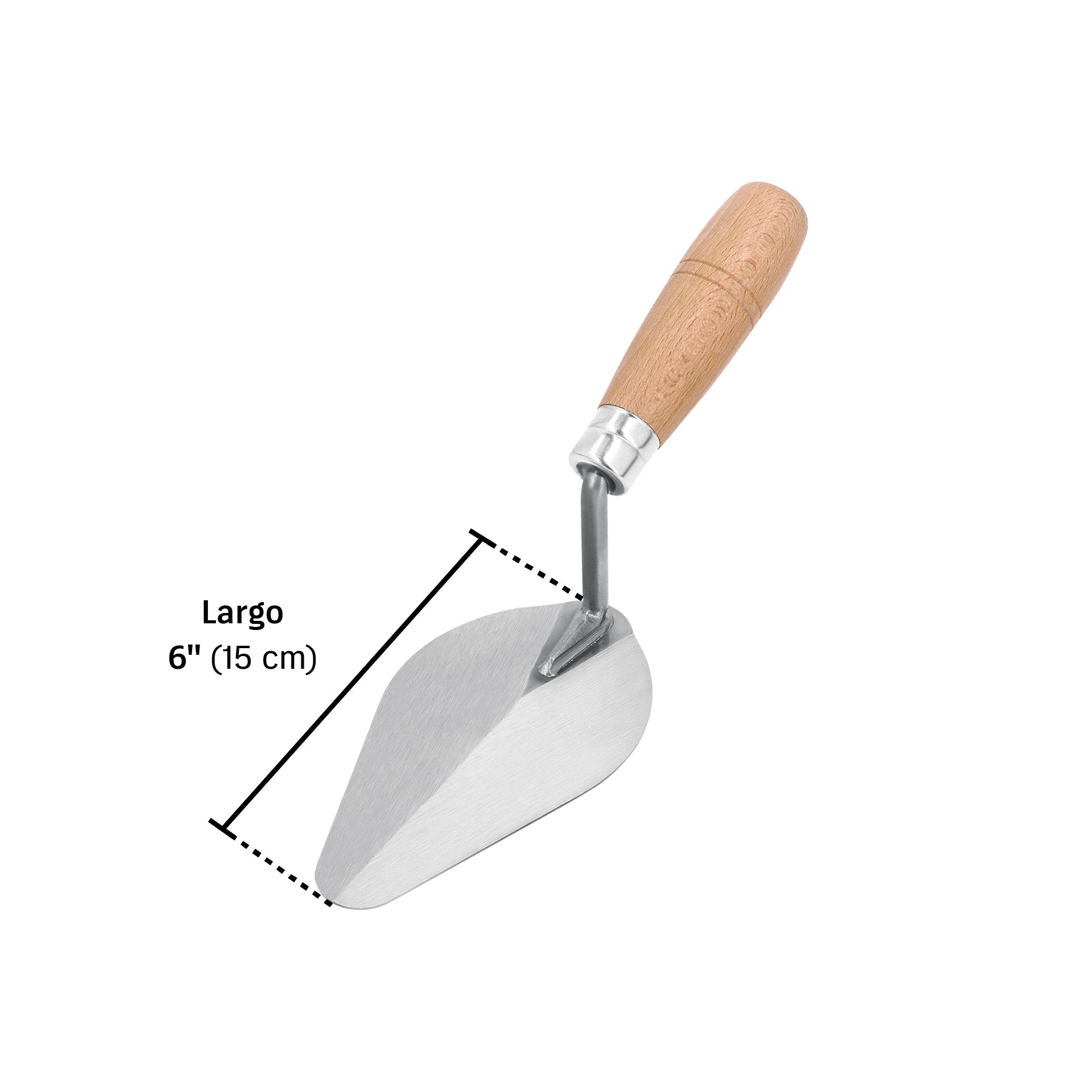 Cuchara para albañil, 6", Pretul, tipo centroamericana