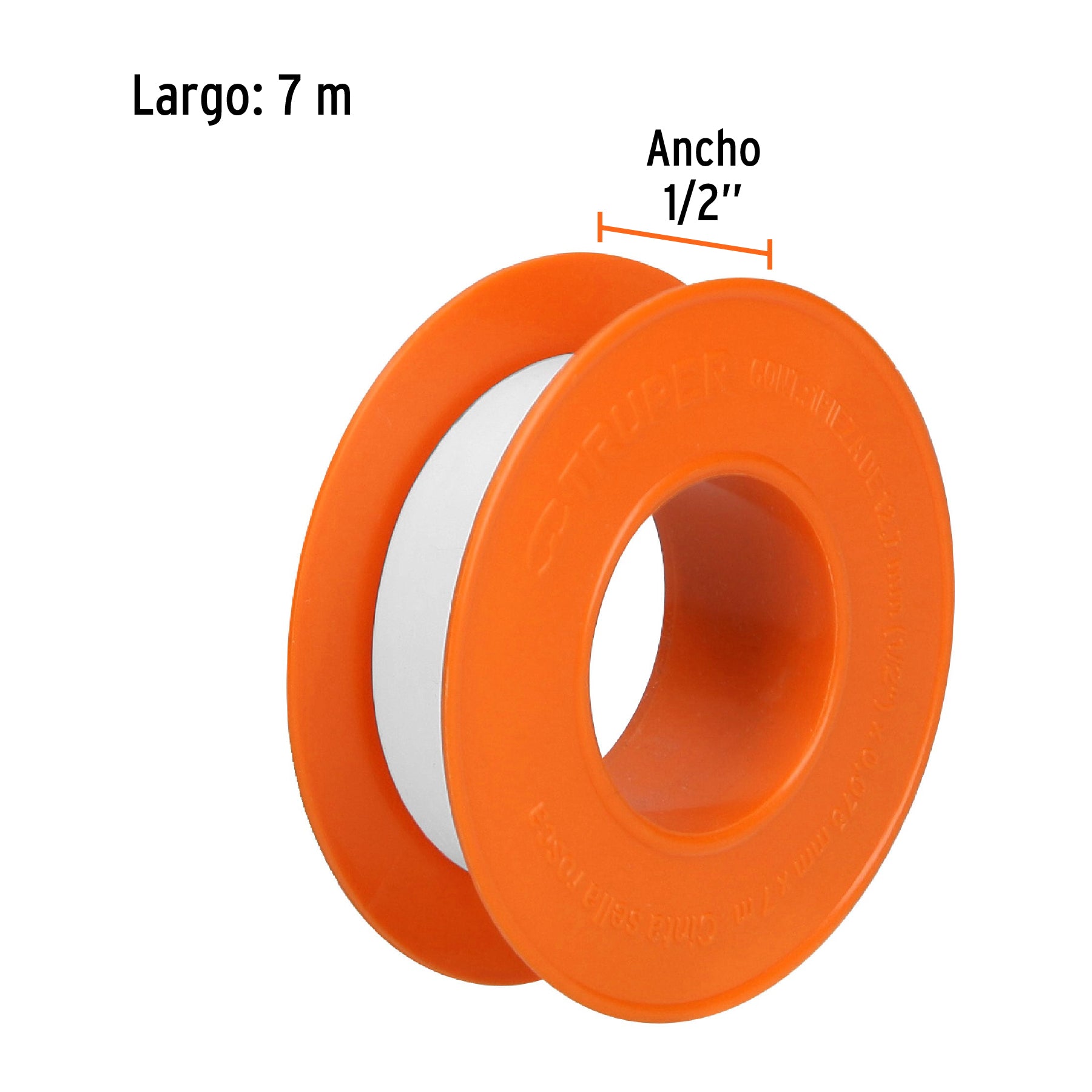 Cinta sella roscas, uso general, 7 m, en blister