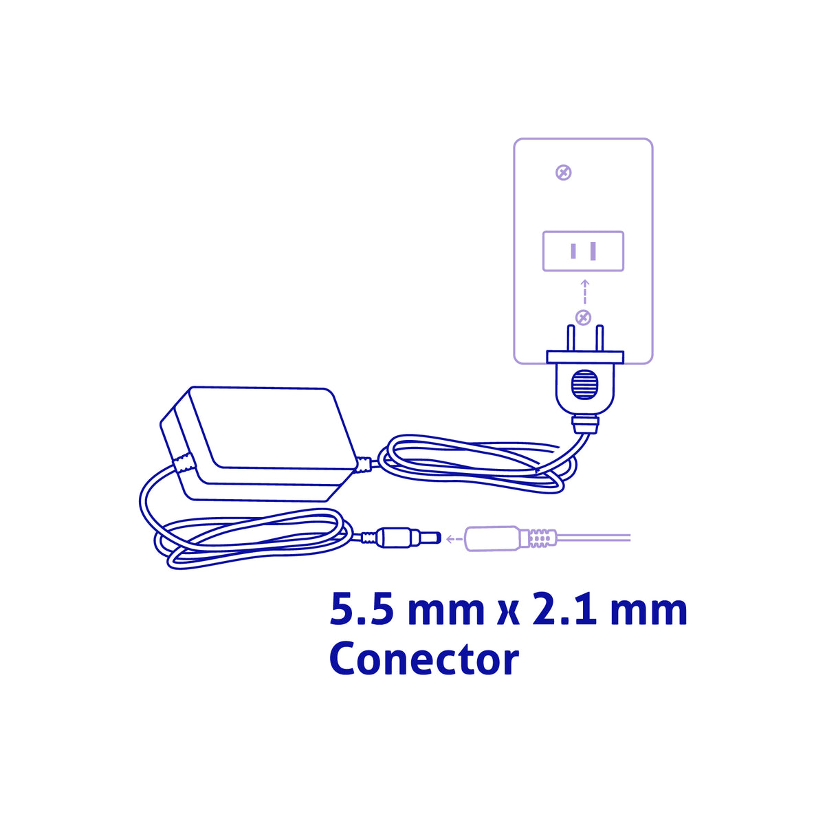Fuente de Alimentación 12V 5A para CCTV, Volteck