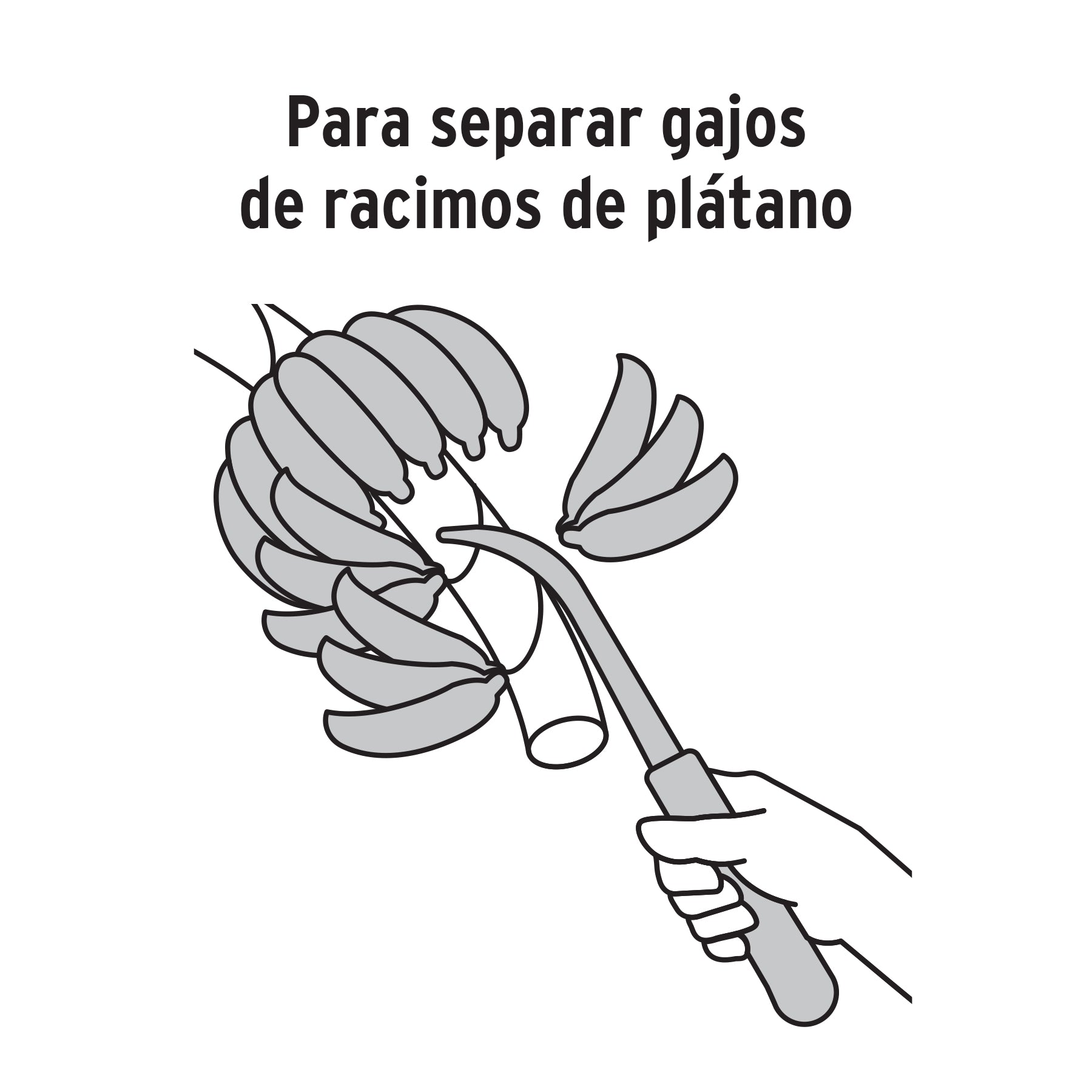 Cuchillo bananero 5', Truper