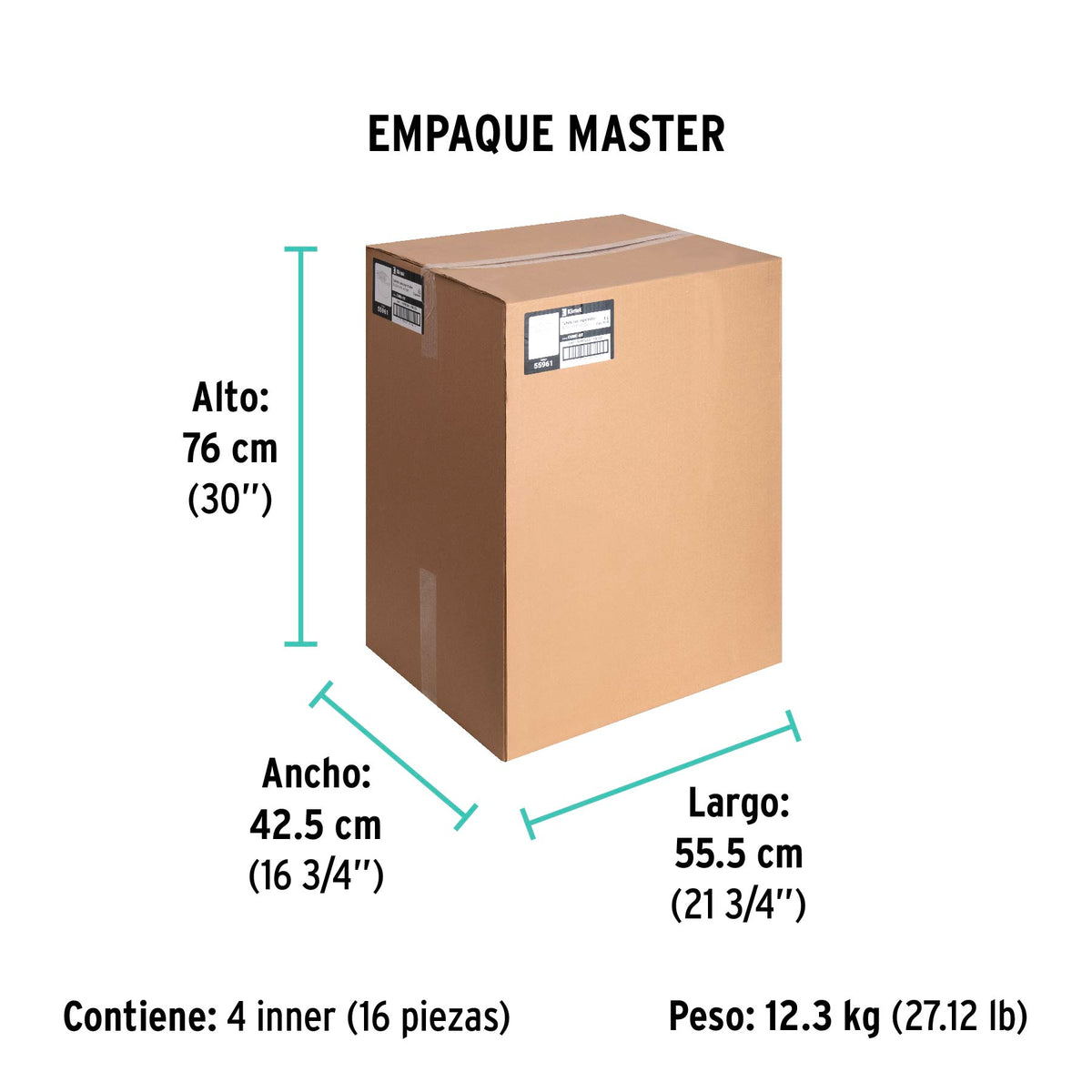 Cubeta plástica con exprimidor, 8L Klintek