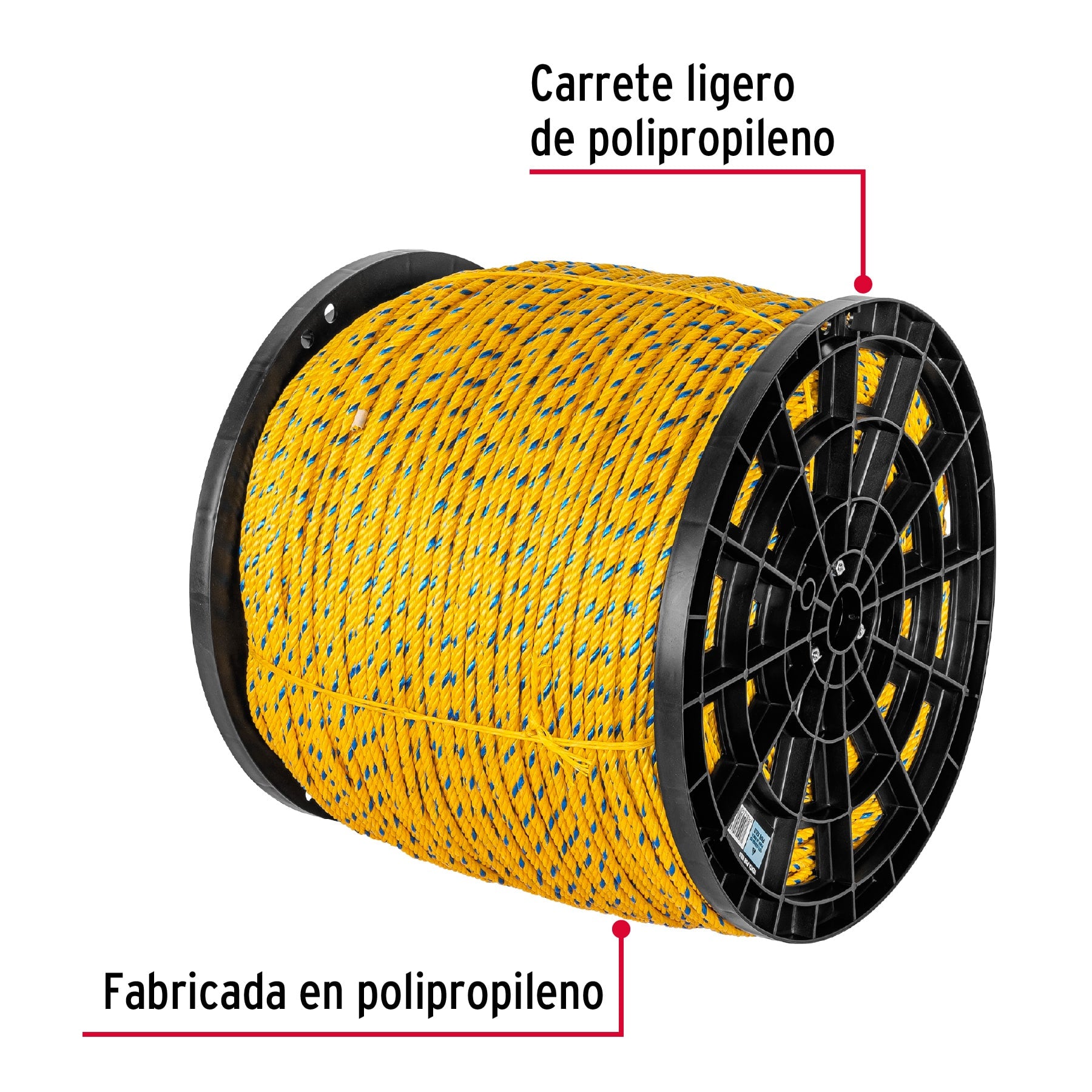 Cuerda de polipropileno de 6 mm
