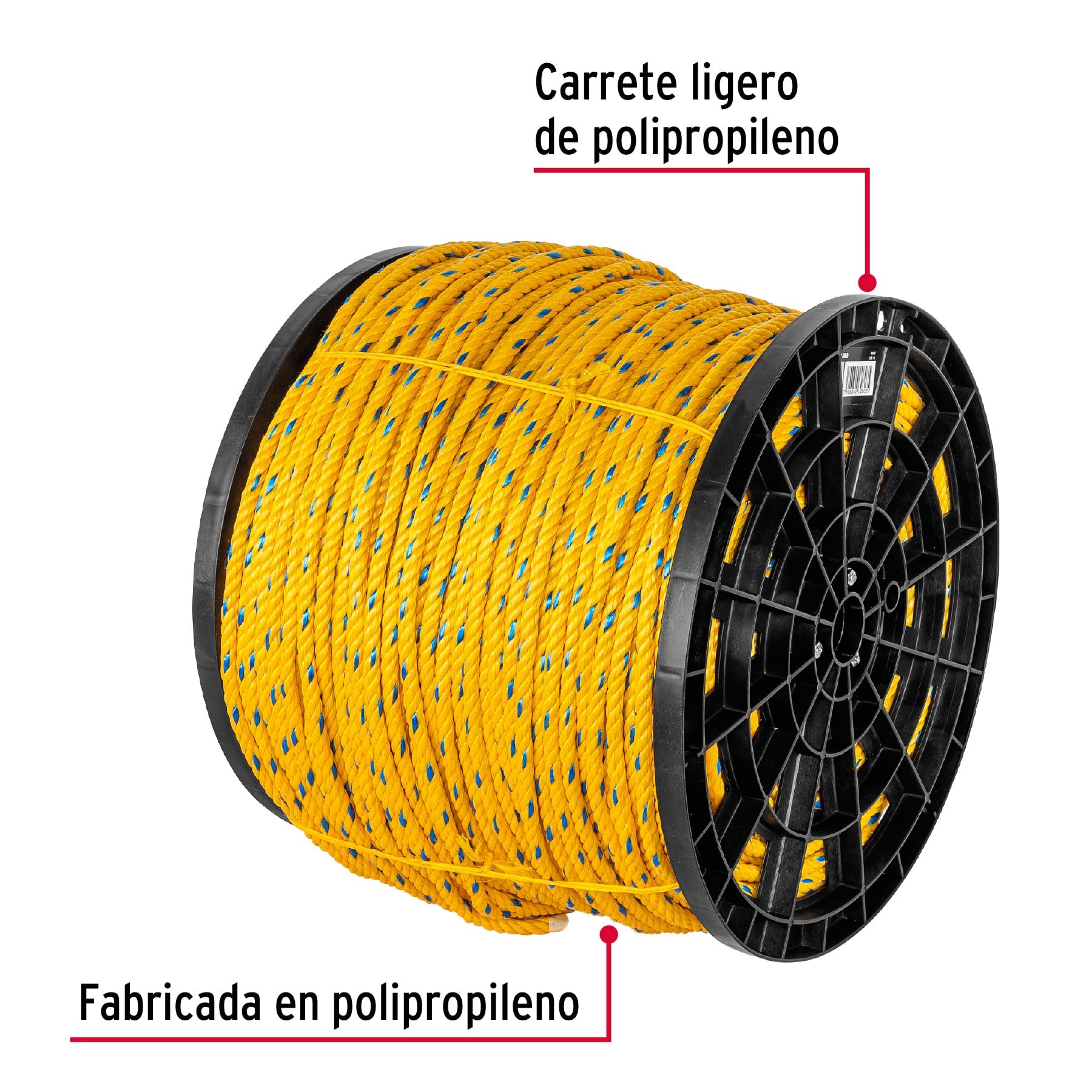 Cuerda de polipropileno de 10 mm