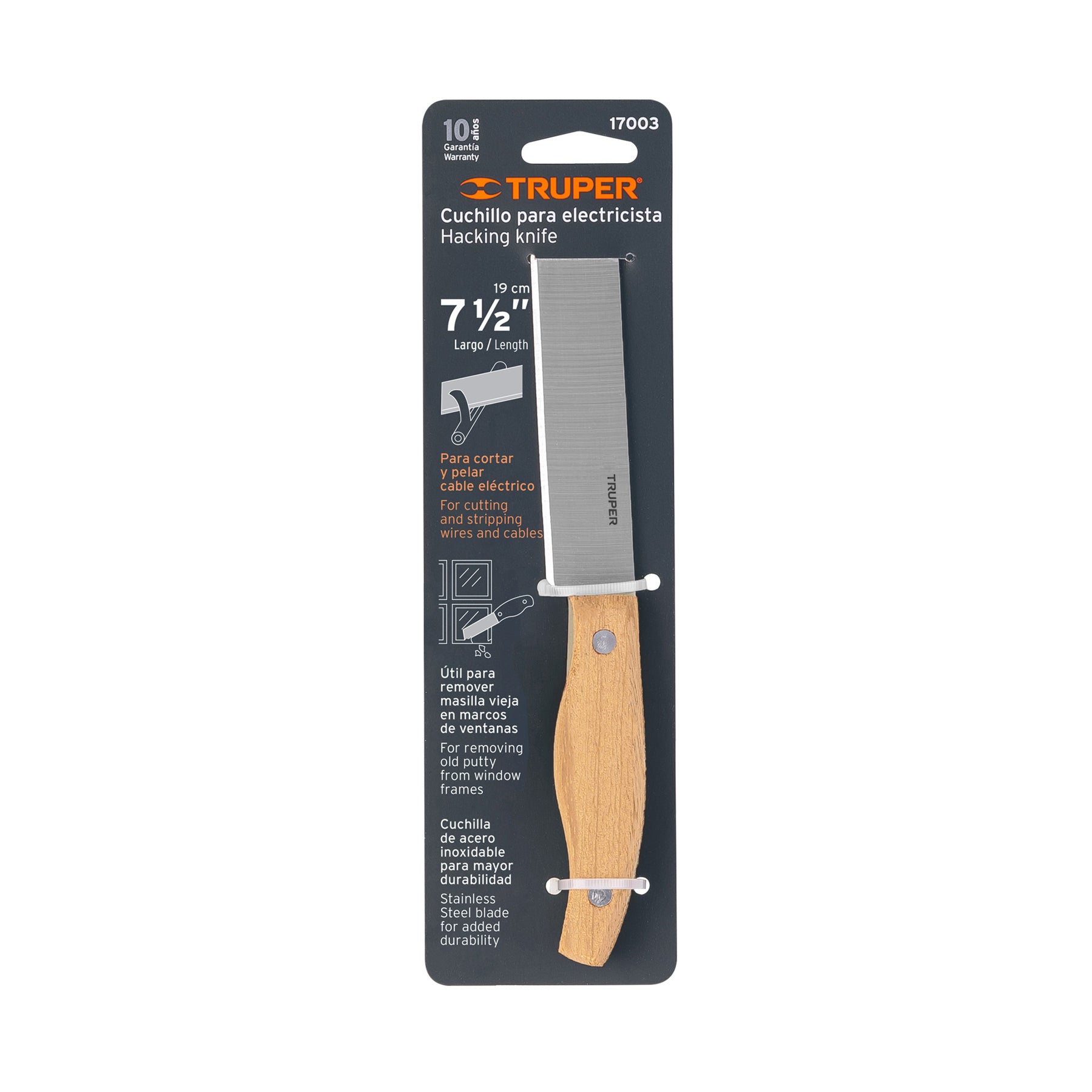 Cuchillo para electricista, 6"