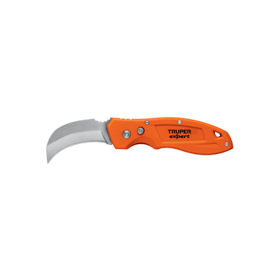 Cuchillo abatible para linóleo, 7", Truper Expert