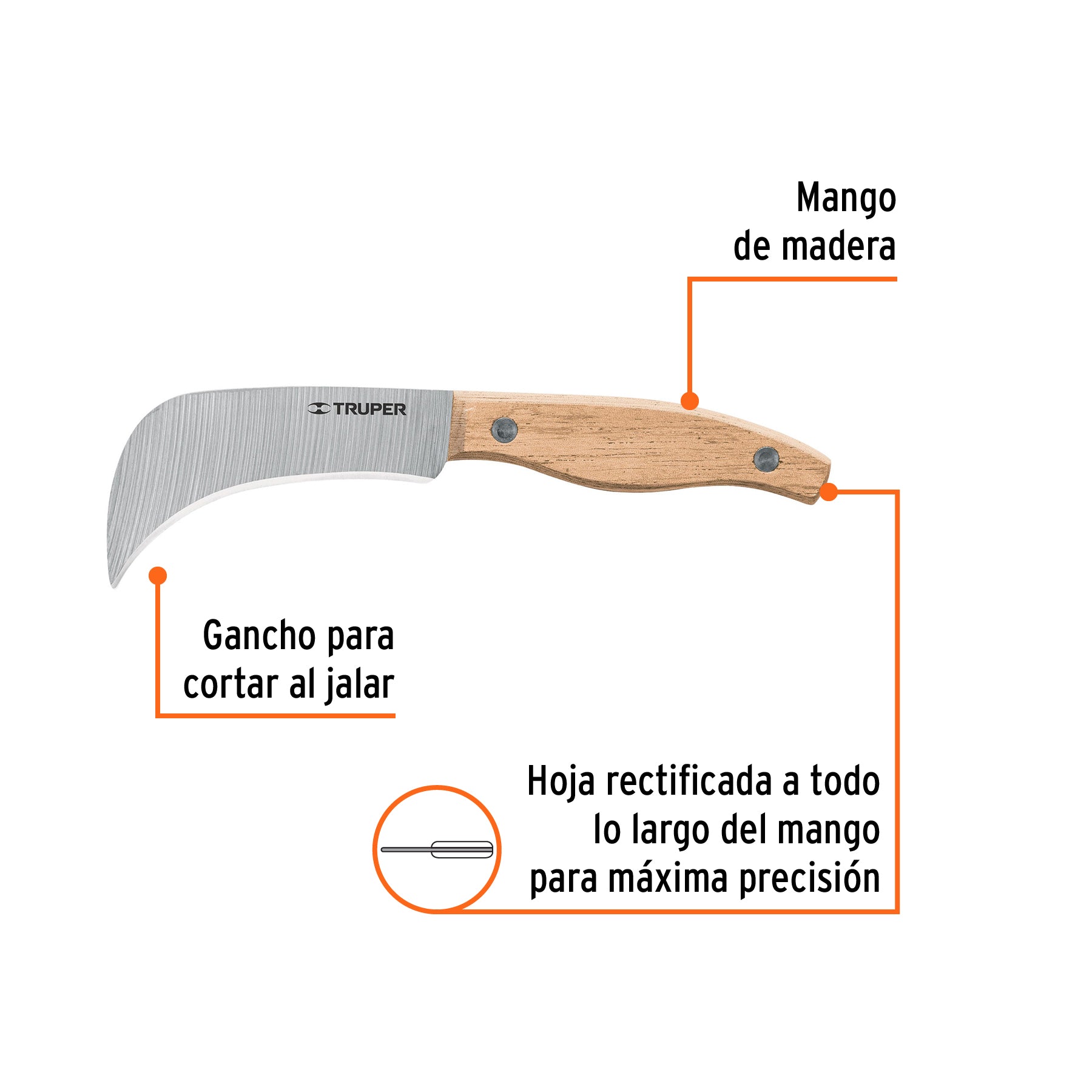 Cuchillo para linóleo, 6"