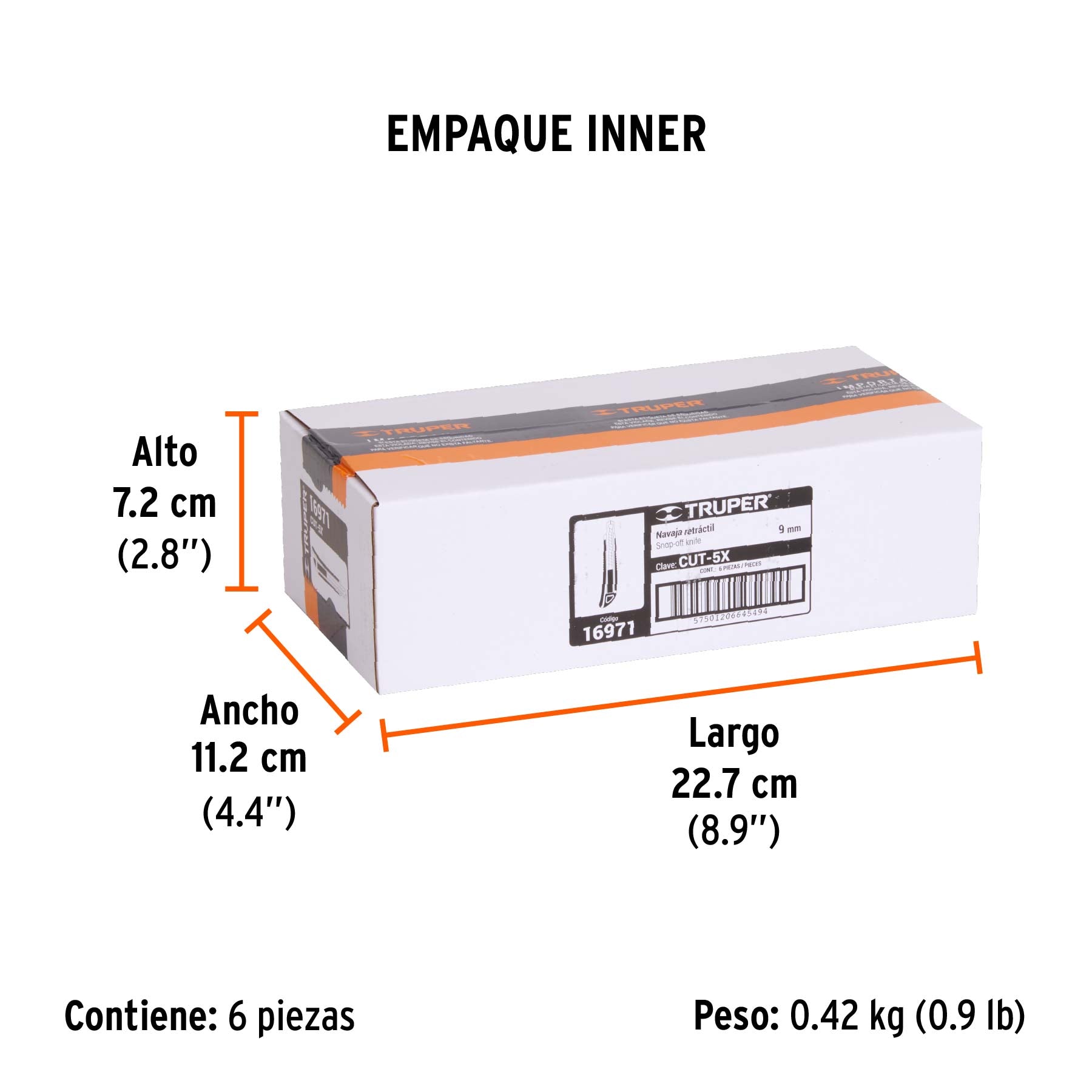 Cutter 5" con grip