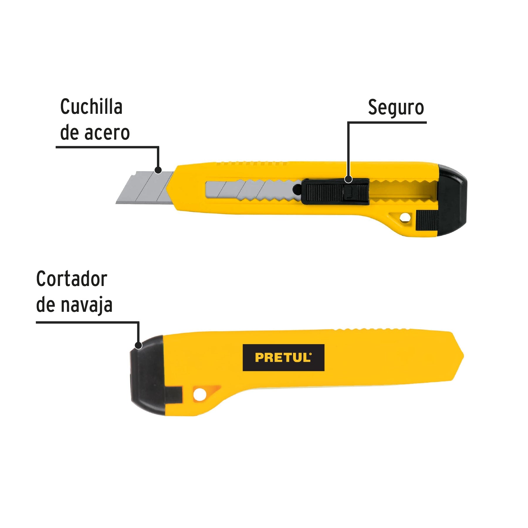 Cuter 6" plastico 18 mm