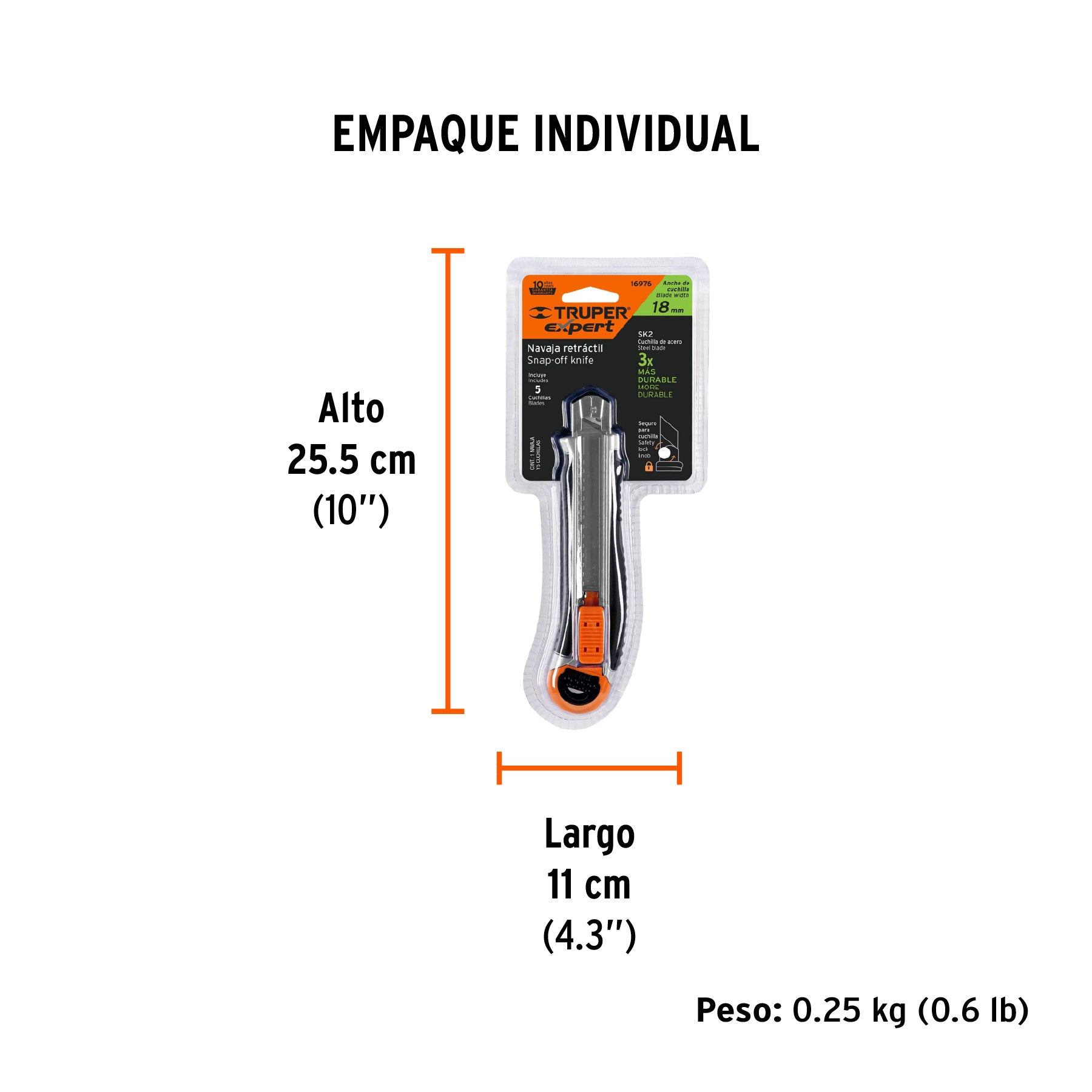 Cutter 6" reforzado