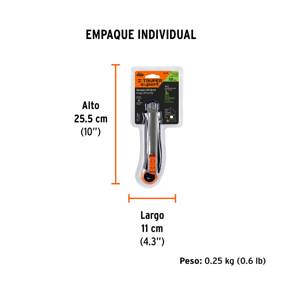 Cutter 6" reforzado