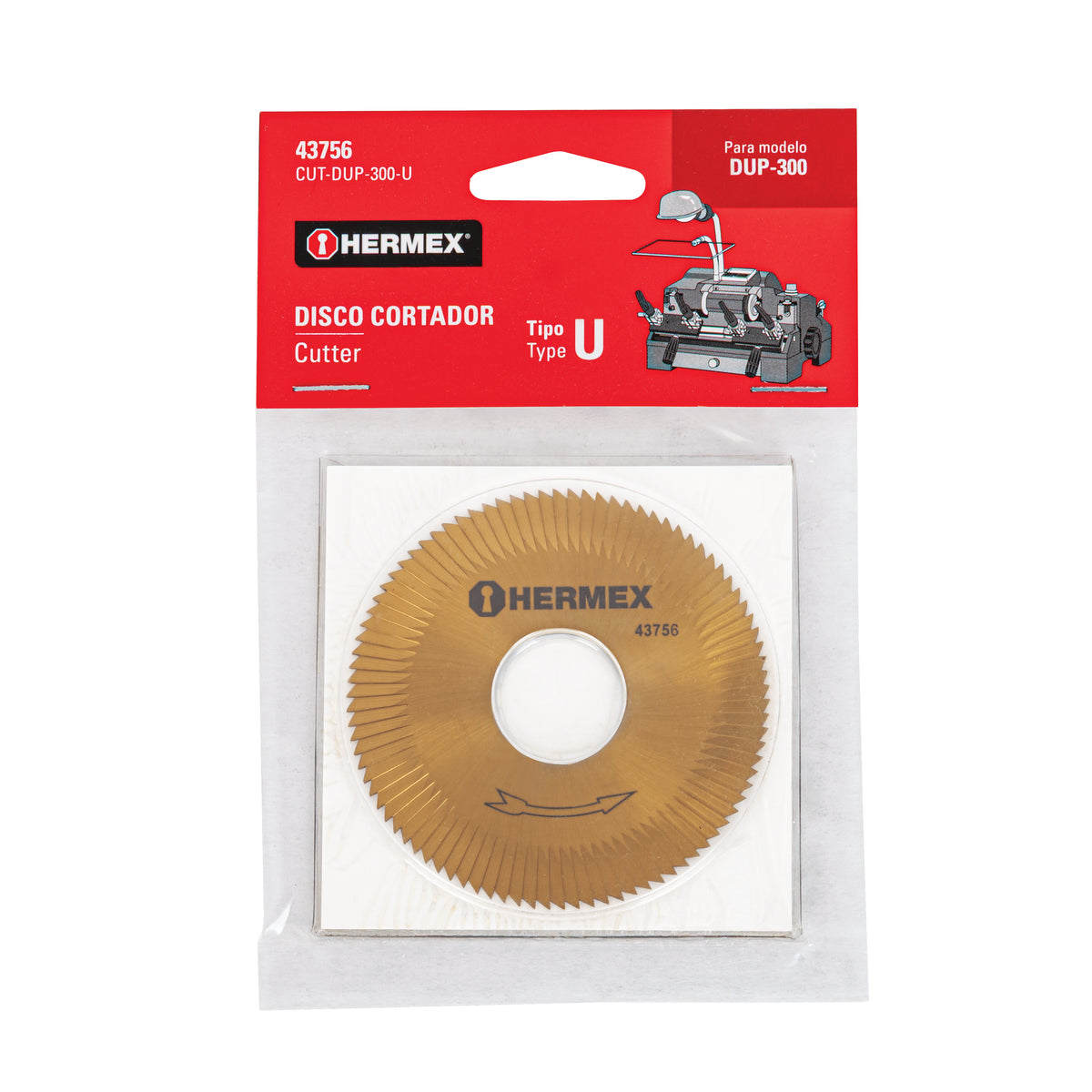 Disco cortador para DUP-300, U