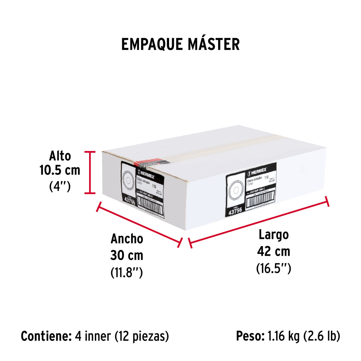 Disco cortador para DUP-300, U