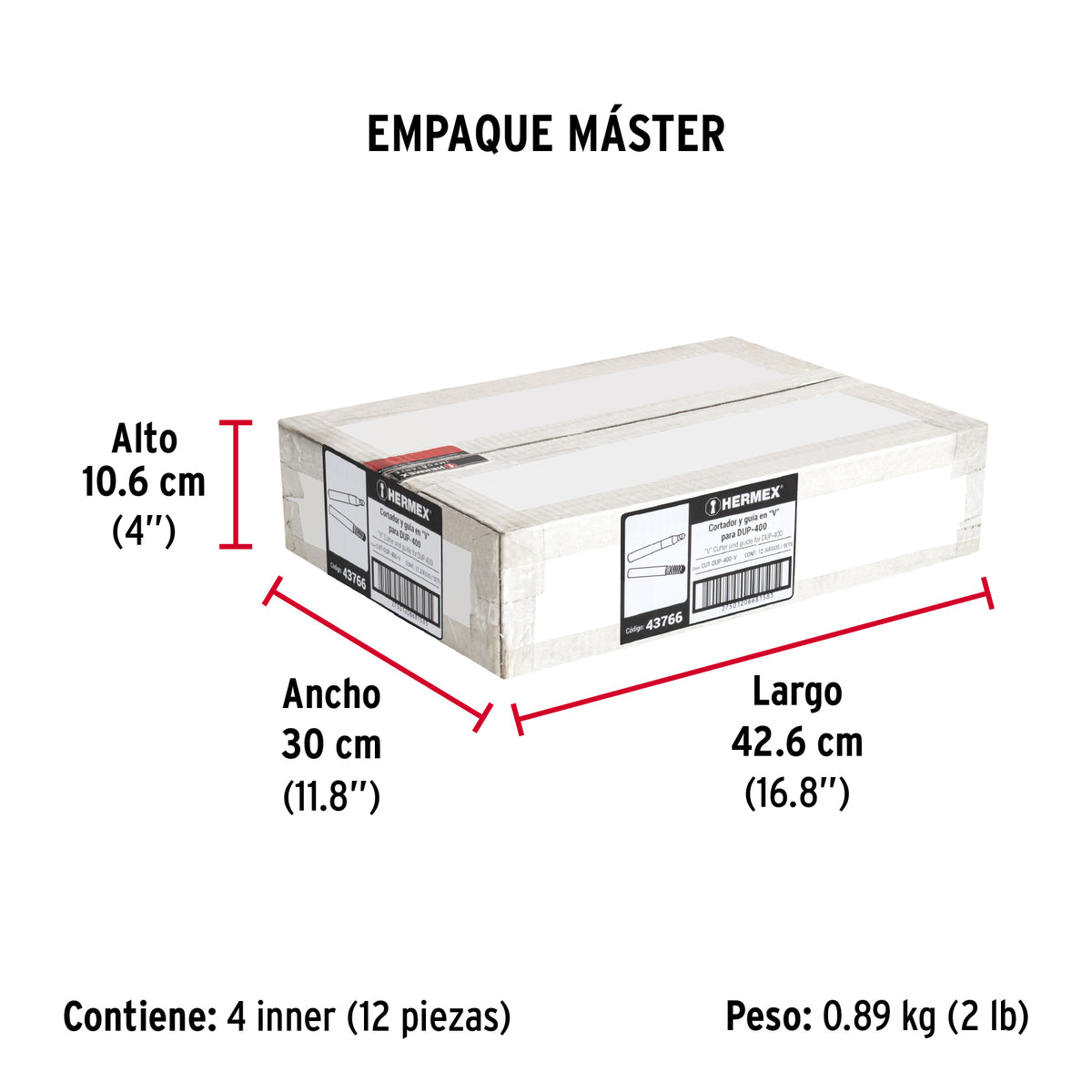 Cortador y guia para DUP-400 V
