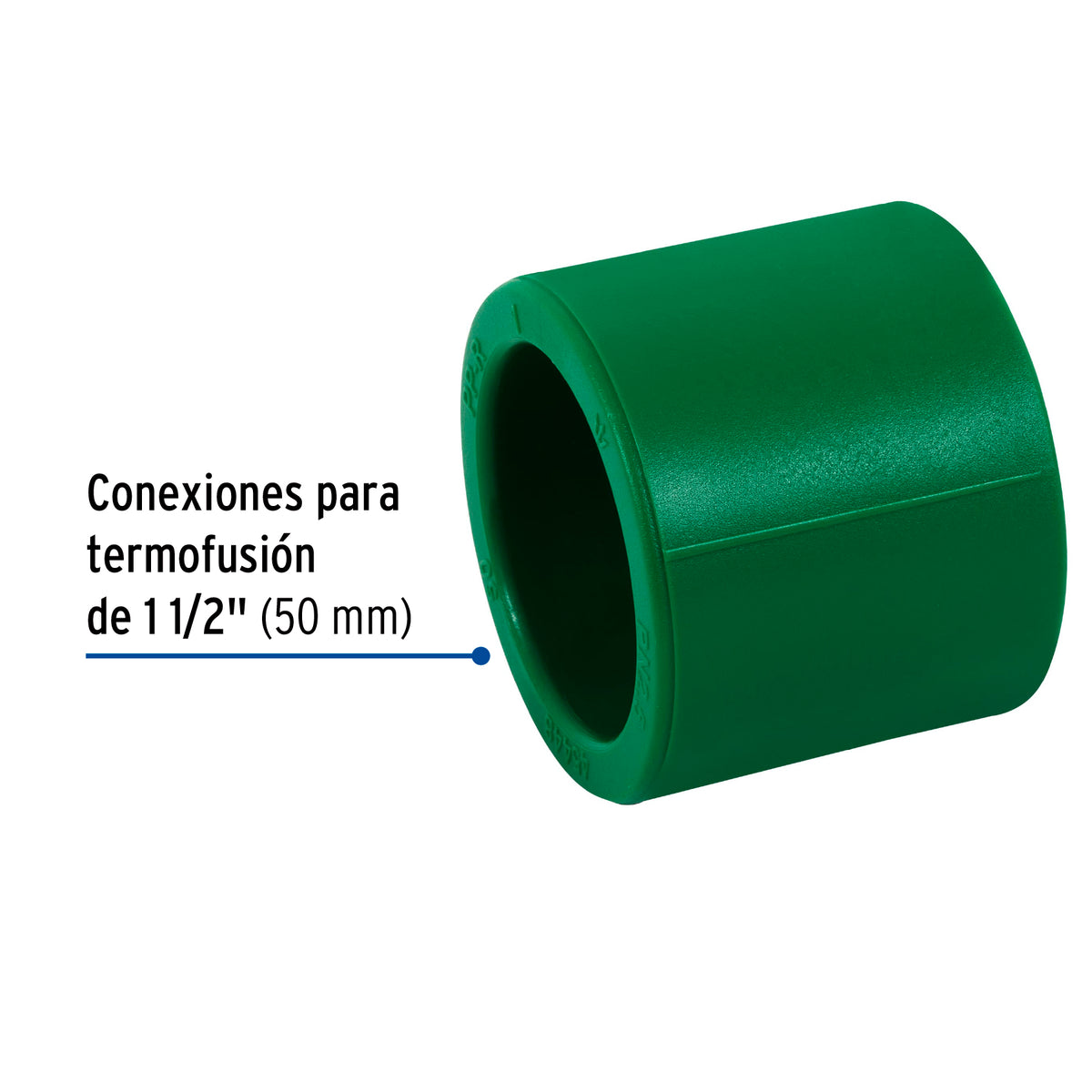 Cople de PPR, 1-1/2", 50mm