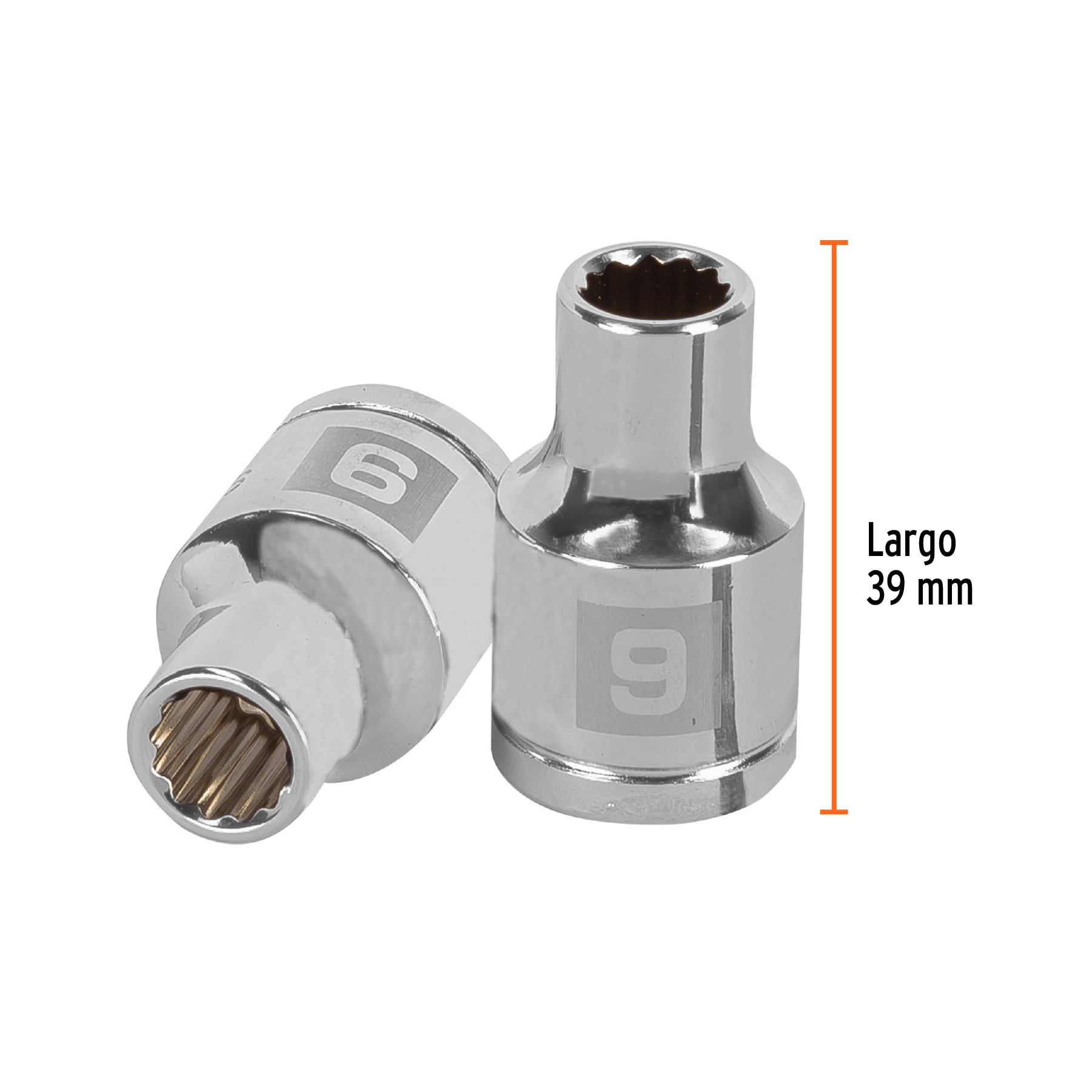 Dado de 12 puntas, cuadro 1/2" de 9mm