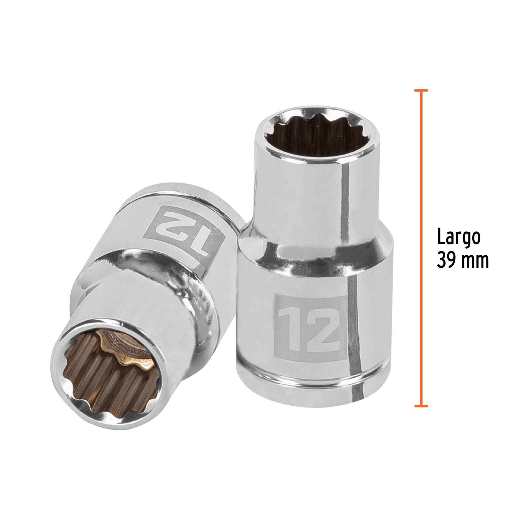 Dado de 12 puntas, cuadro 1/2" de 12mm