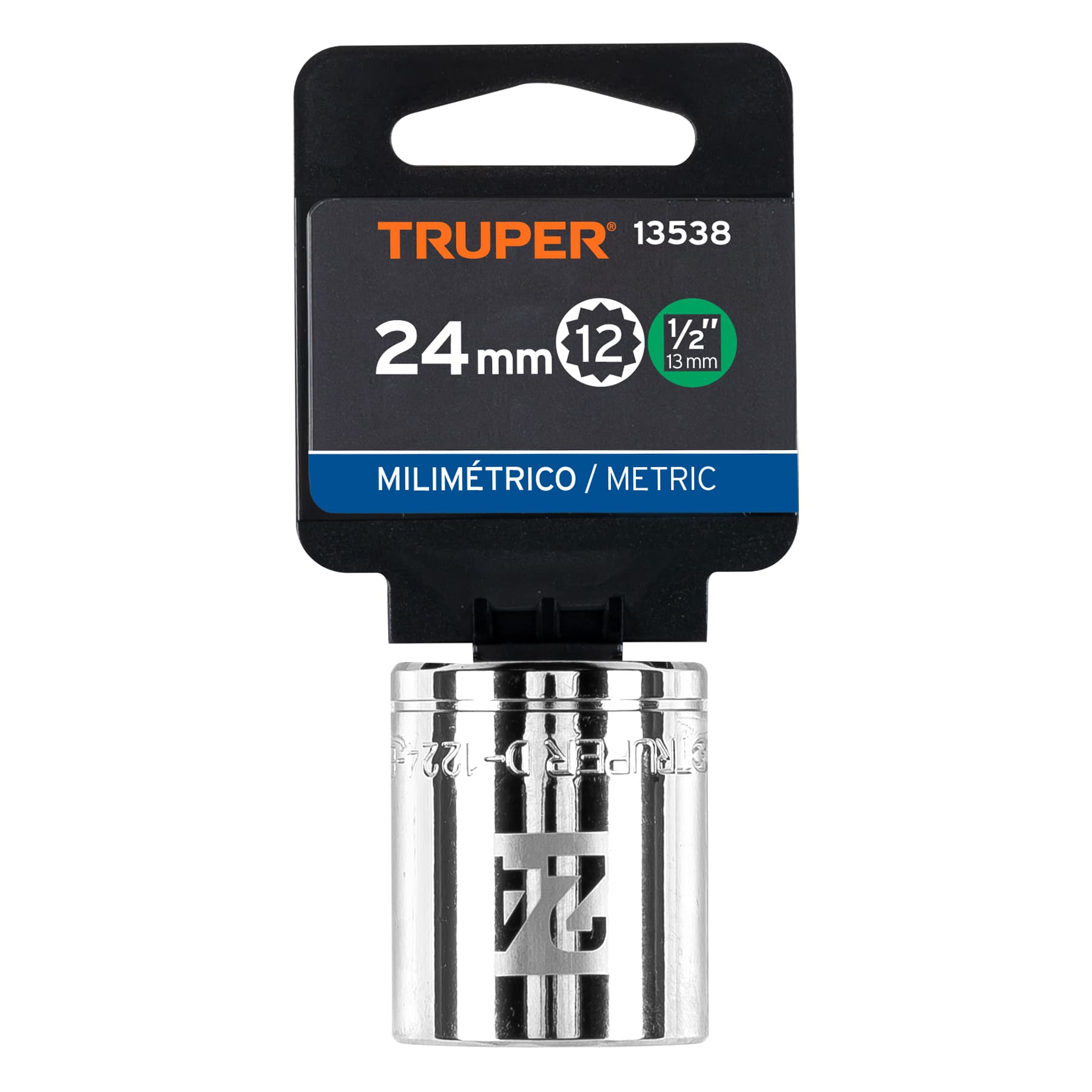 Dado de 12 puntas, cuadro 1/2" de 24mm