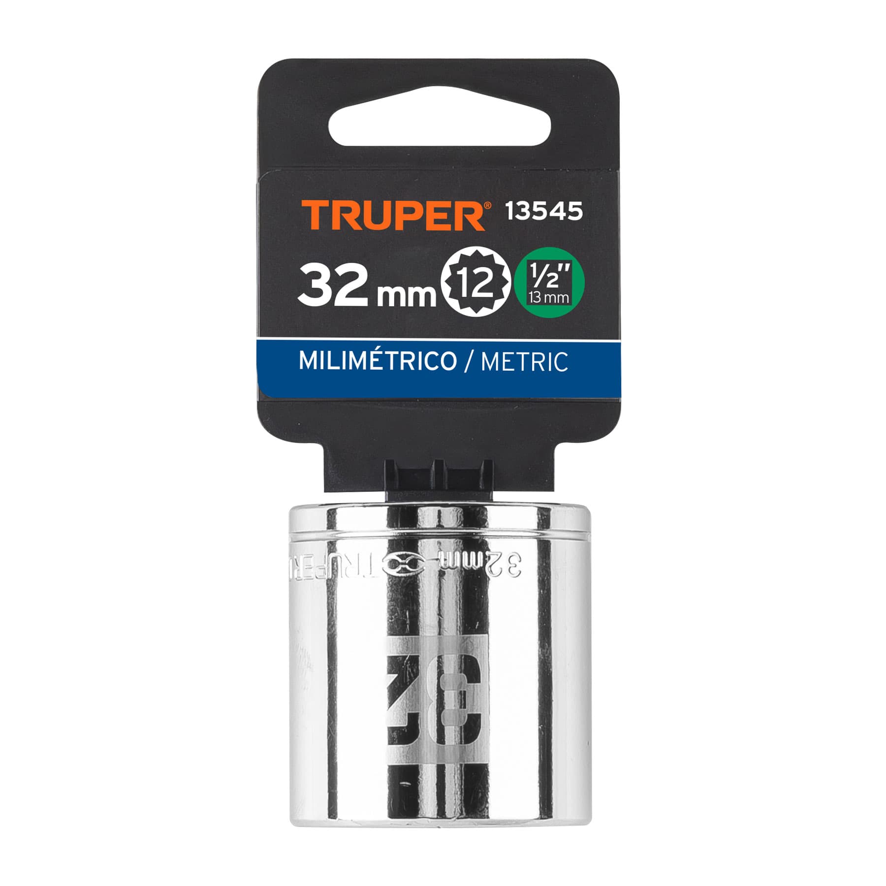 Dado de 12 puntas, cuadro 1/2" de 32mm