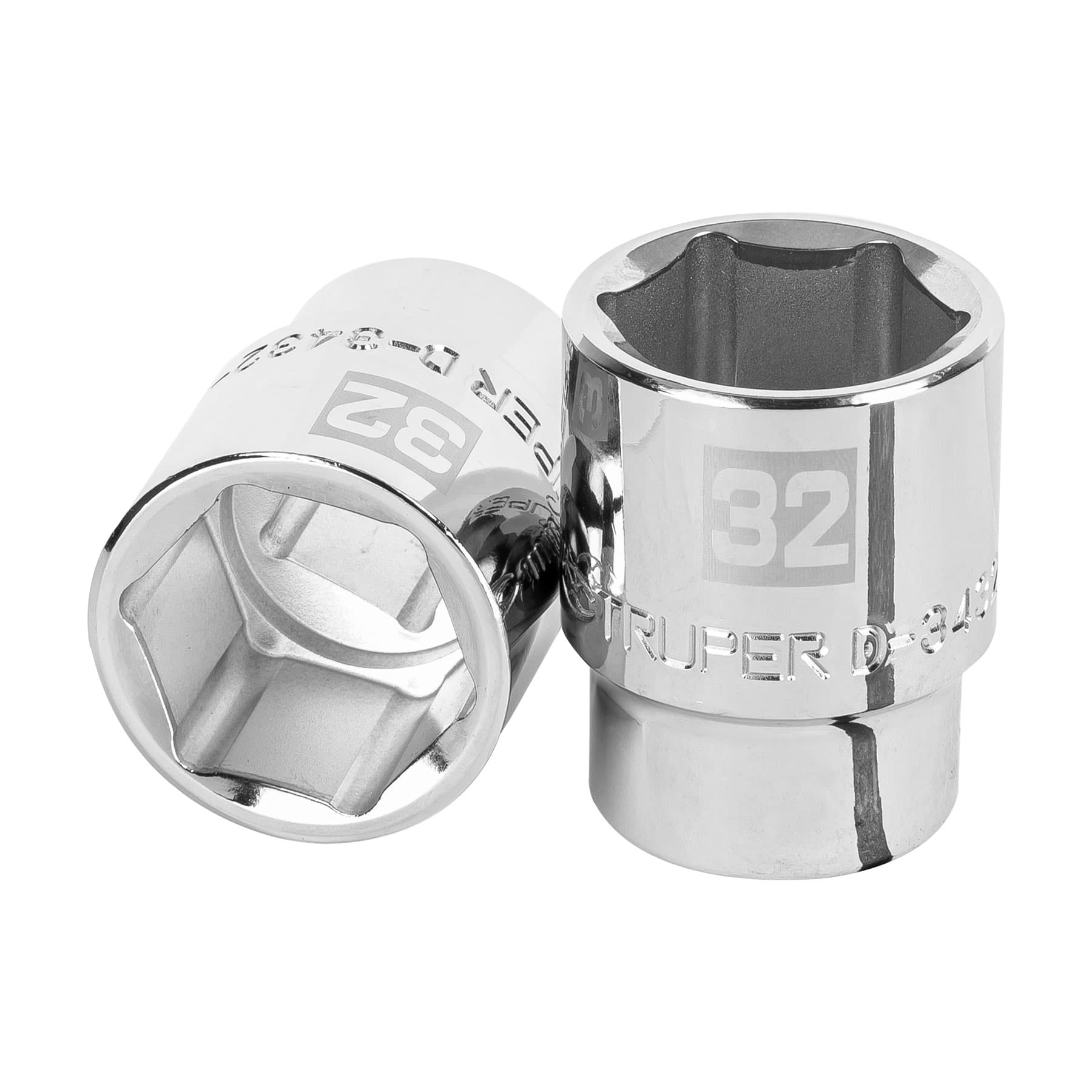 Dado de 6 puntas, cuadro 3/4" de 32mm