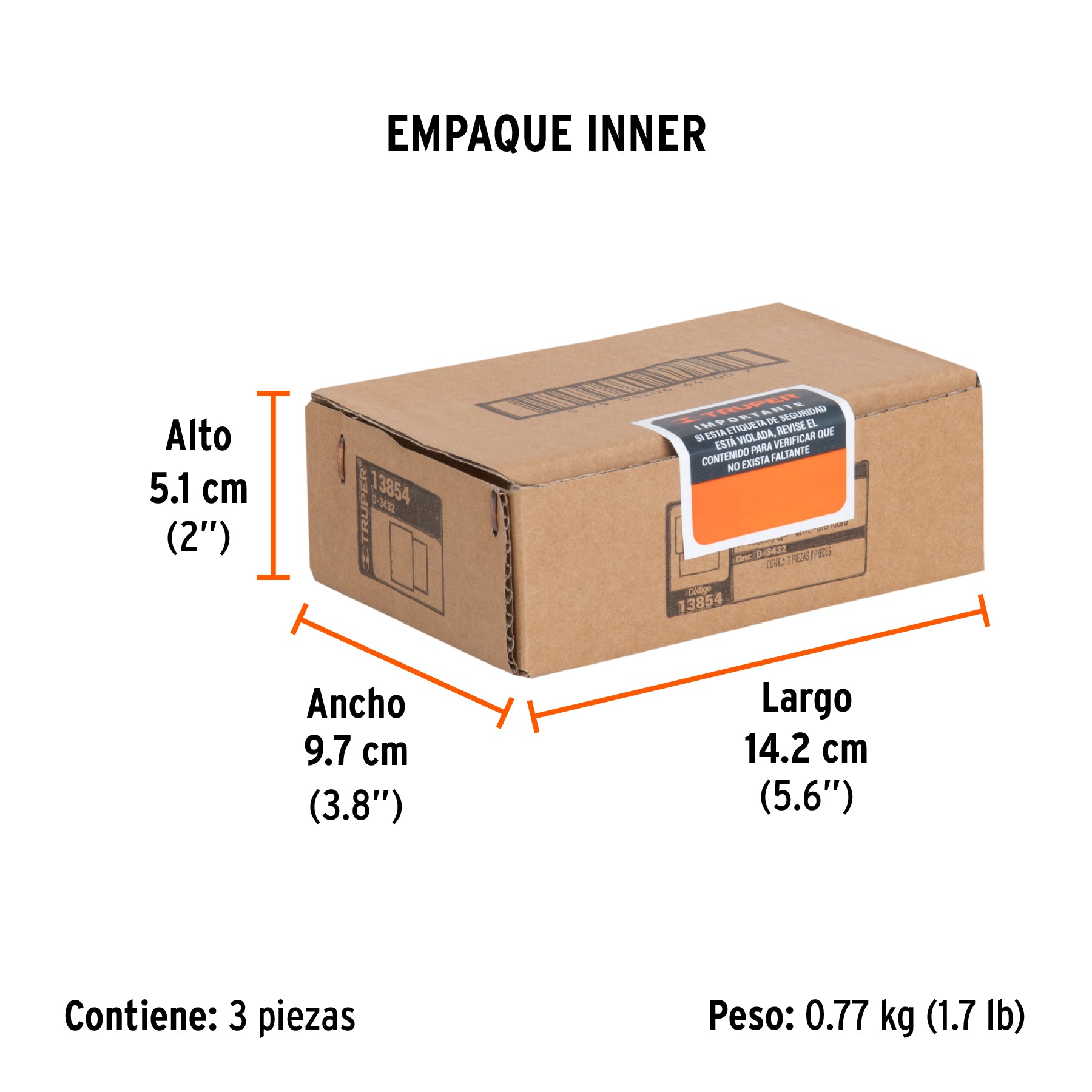 Dado de 12 puntas, cuadro 3/4" de 1"