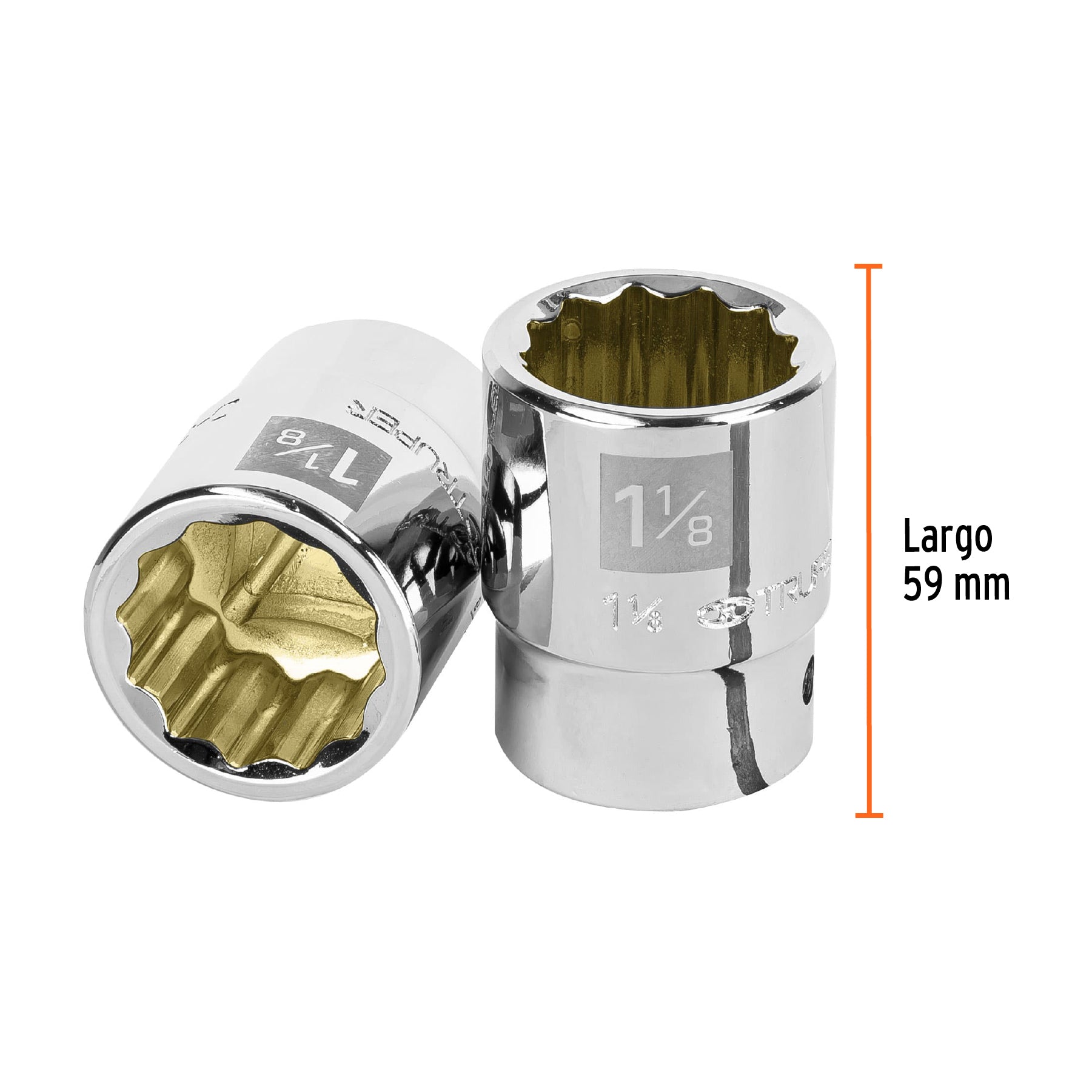 Dado de 12 puntas, cuadro 3/4" de 1-1/8"
